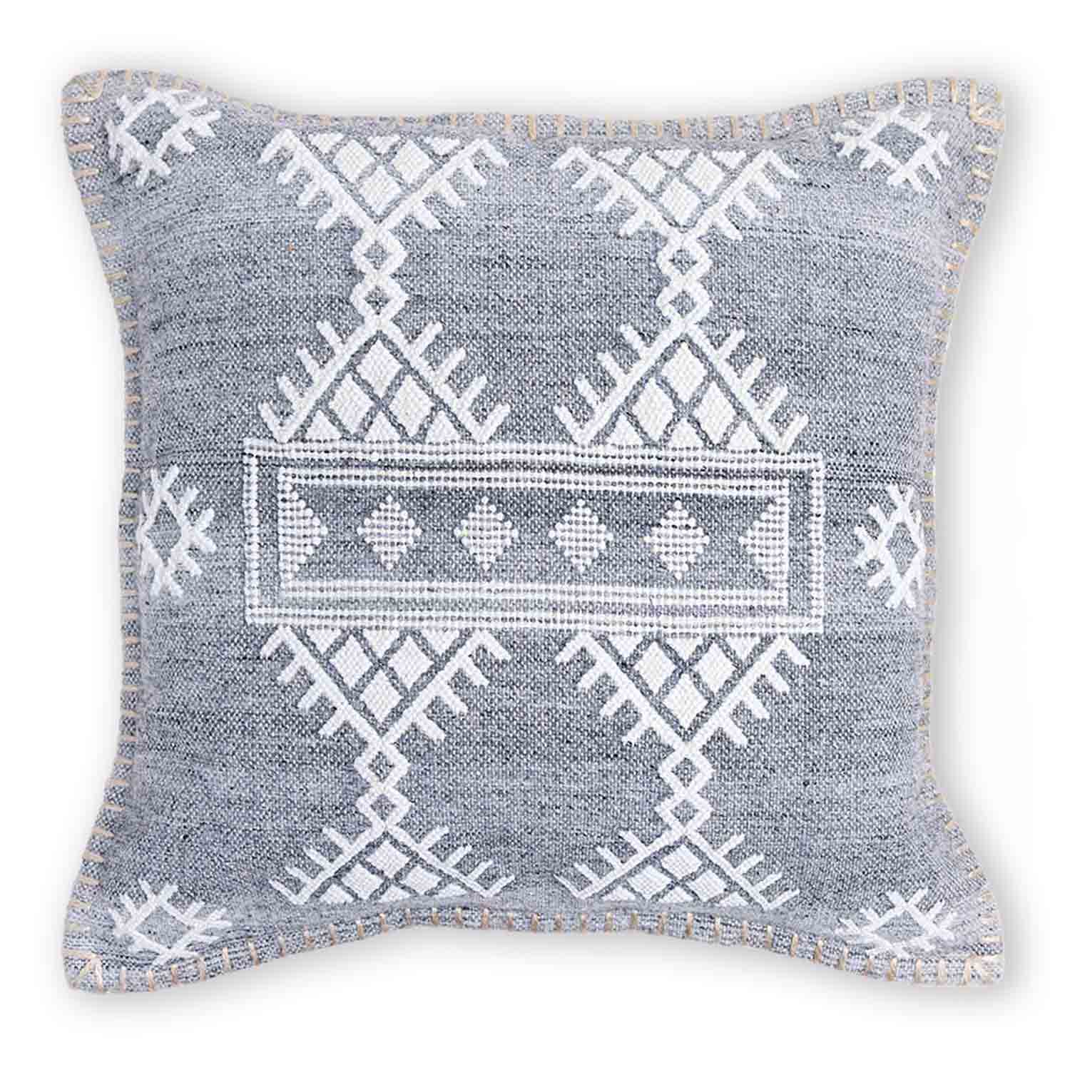 Uzbek Handwoven Cotton Cushion Cover