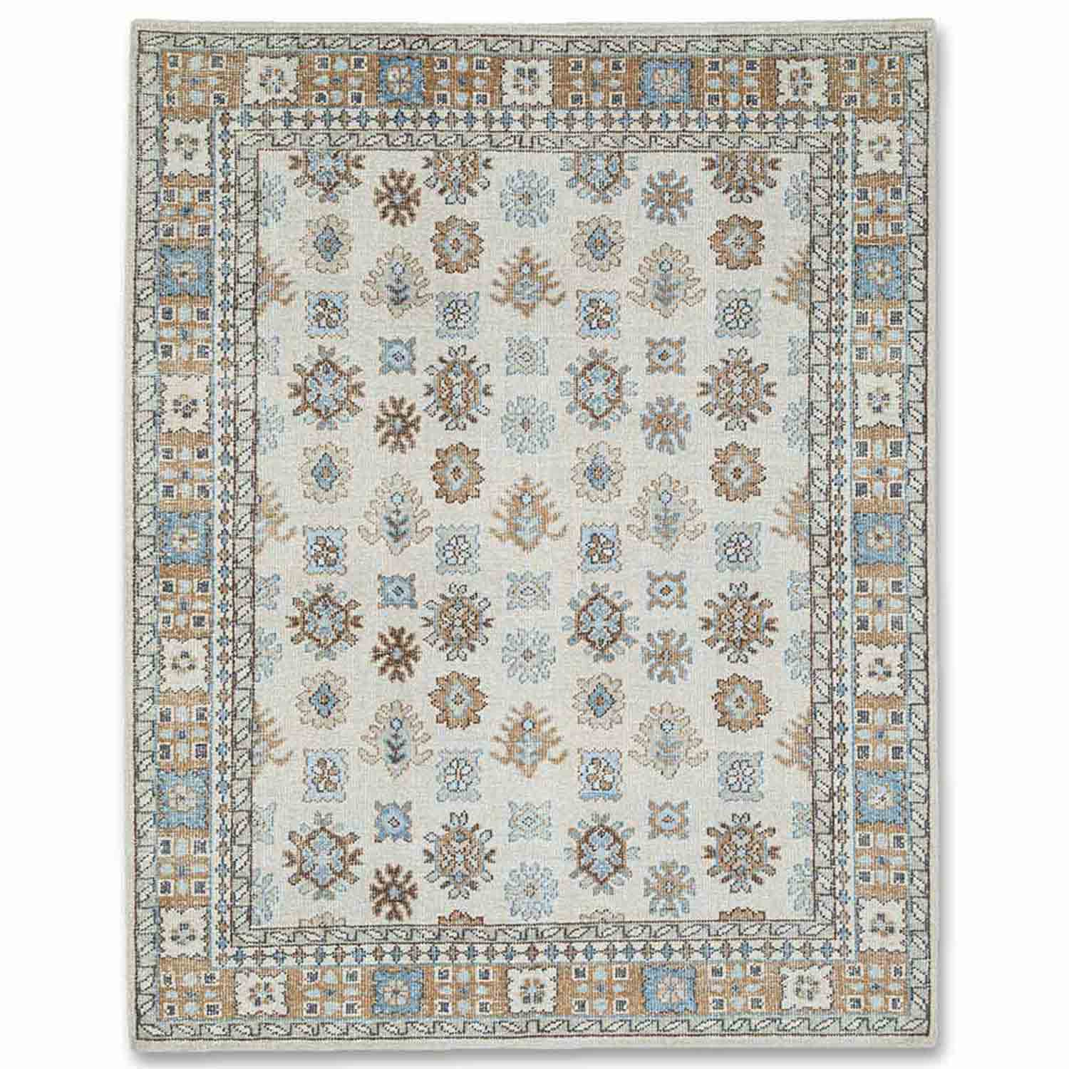Qashahib Hand Knotted Woollen Rug