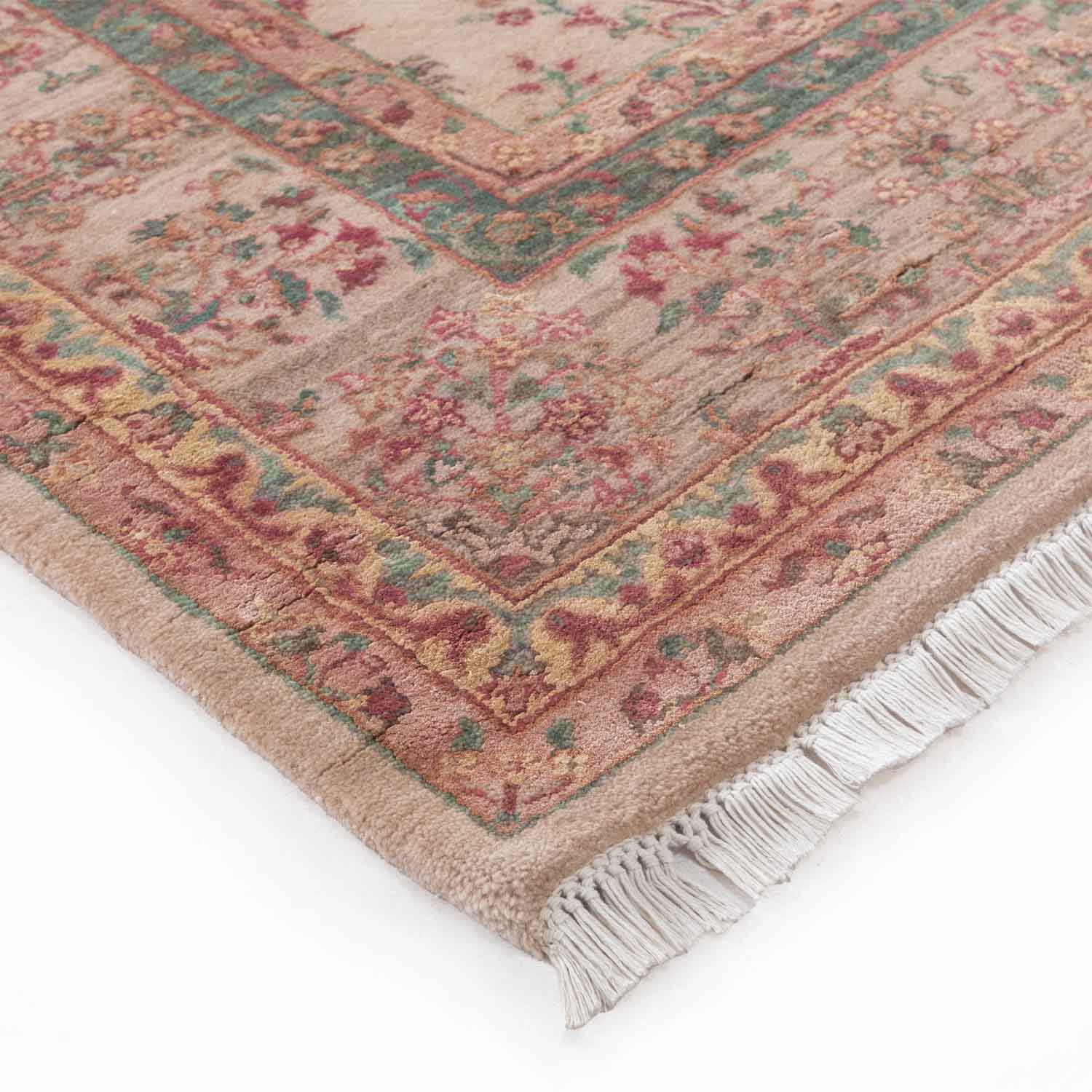 Hamsa Hand Knotted Woollen And Silk Rug