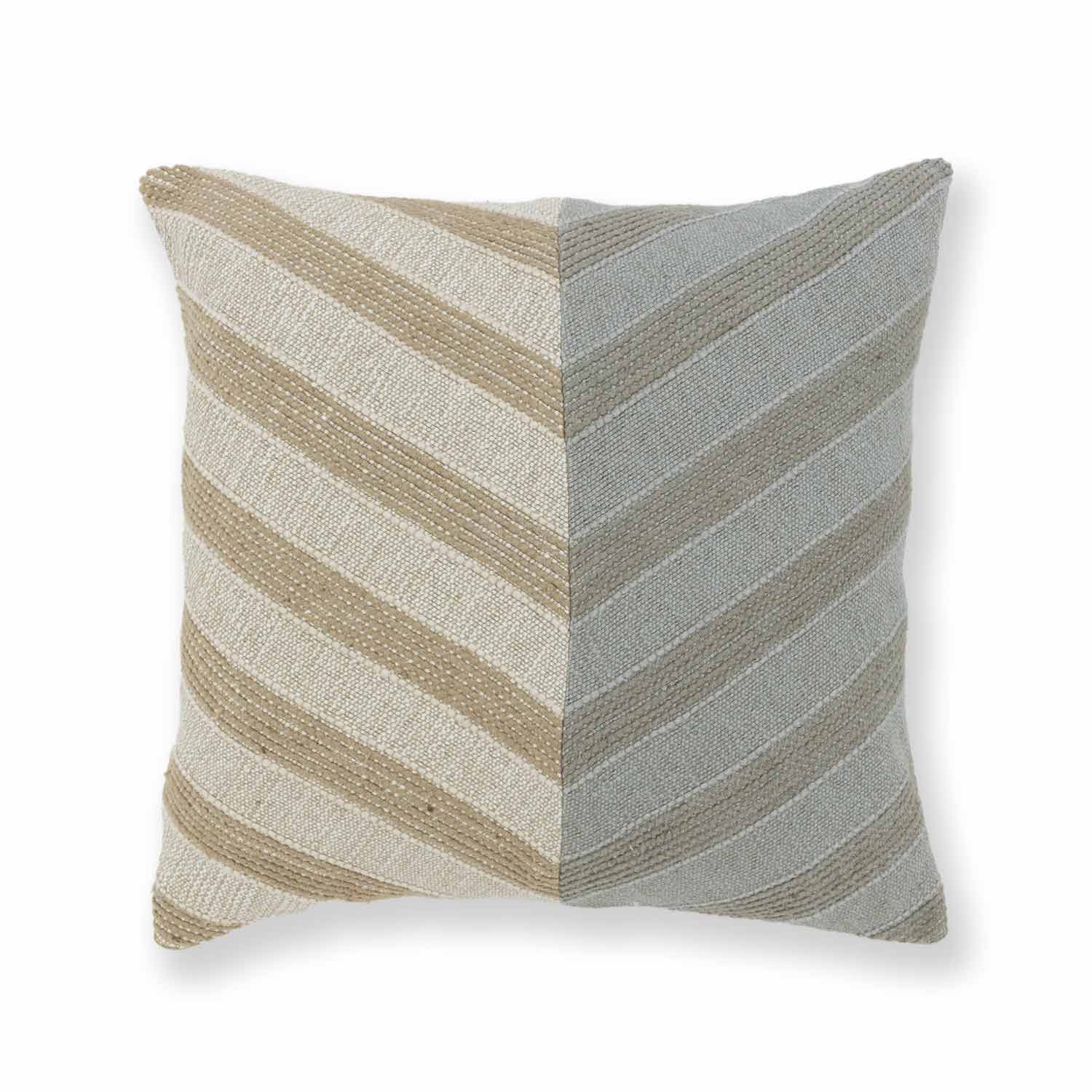 Cotton Handloom Colorblock Fore-Ward Cushion Cover