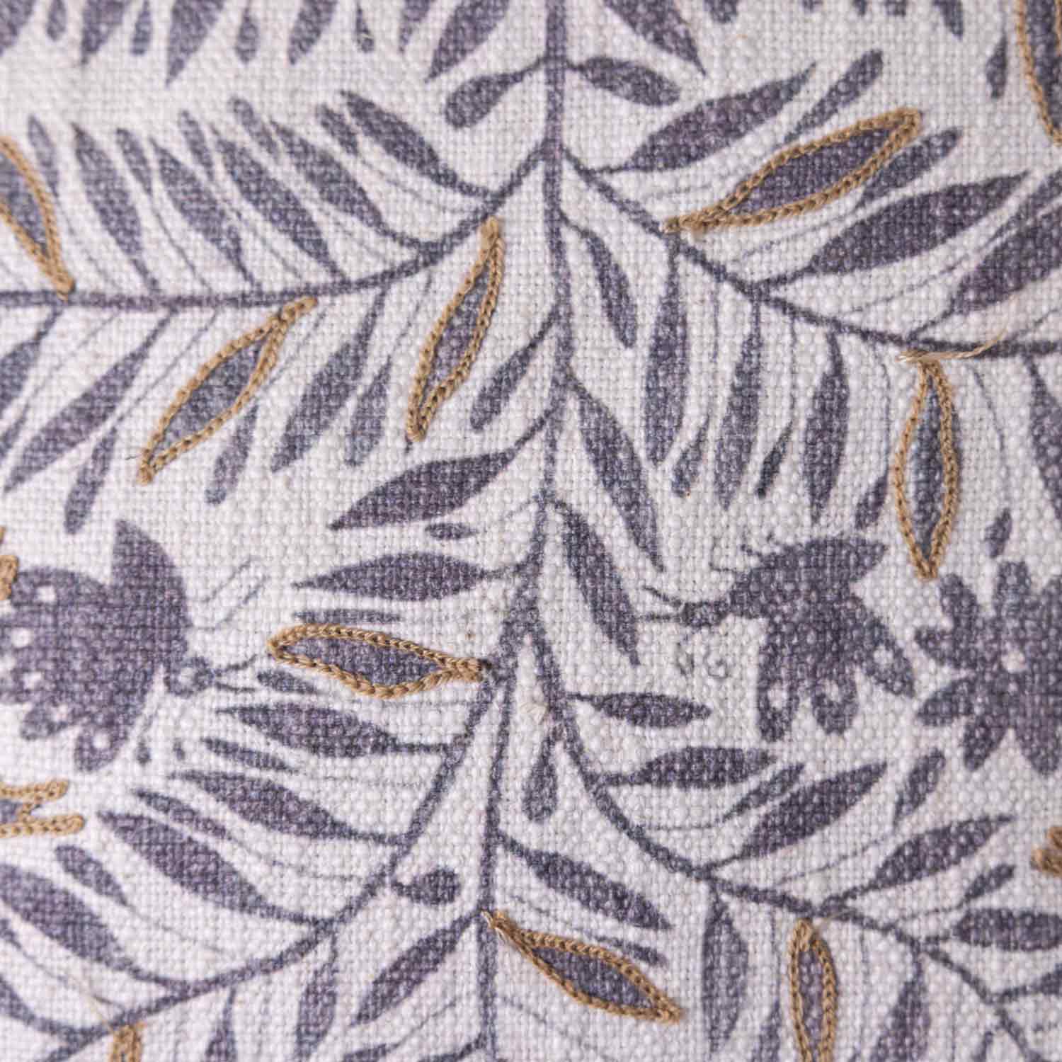 Freida Cotton Slub Digital Printed Lumbar Cushion Cover