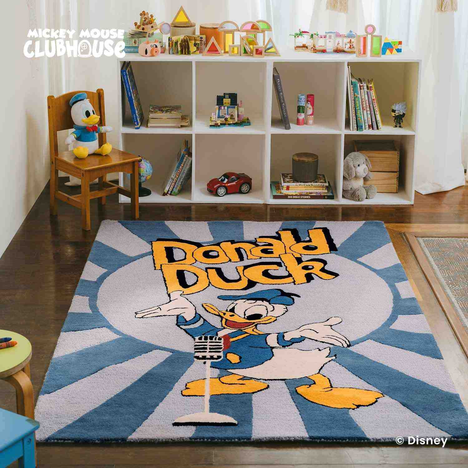 Donald Duck Hand Tufted Woolen And Cotton Rug Disney Collection