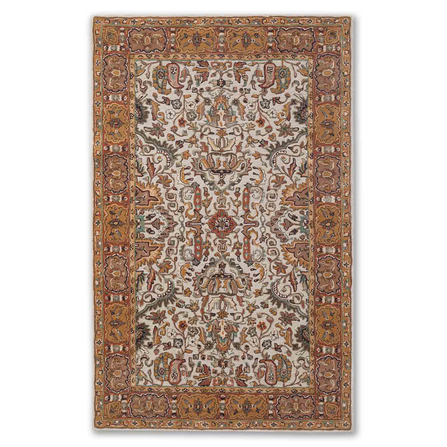Negin Hand Tufted Woollen And Viscose Rug