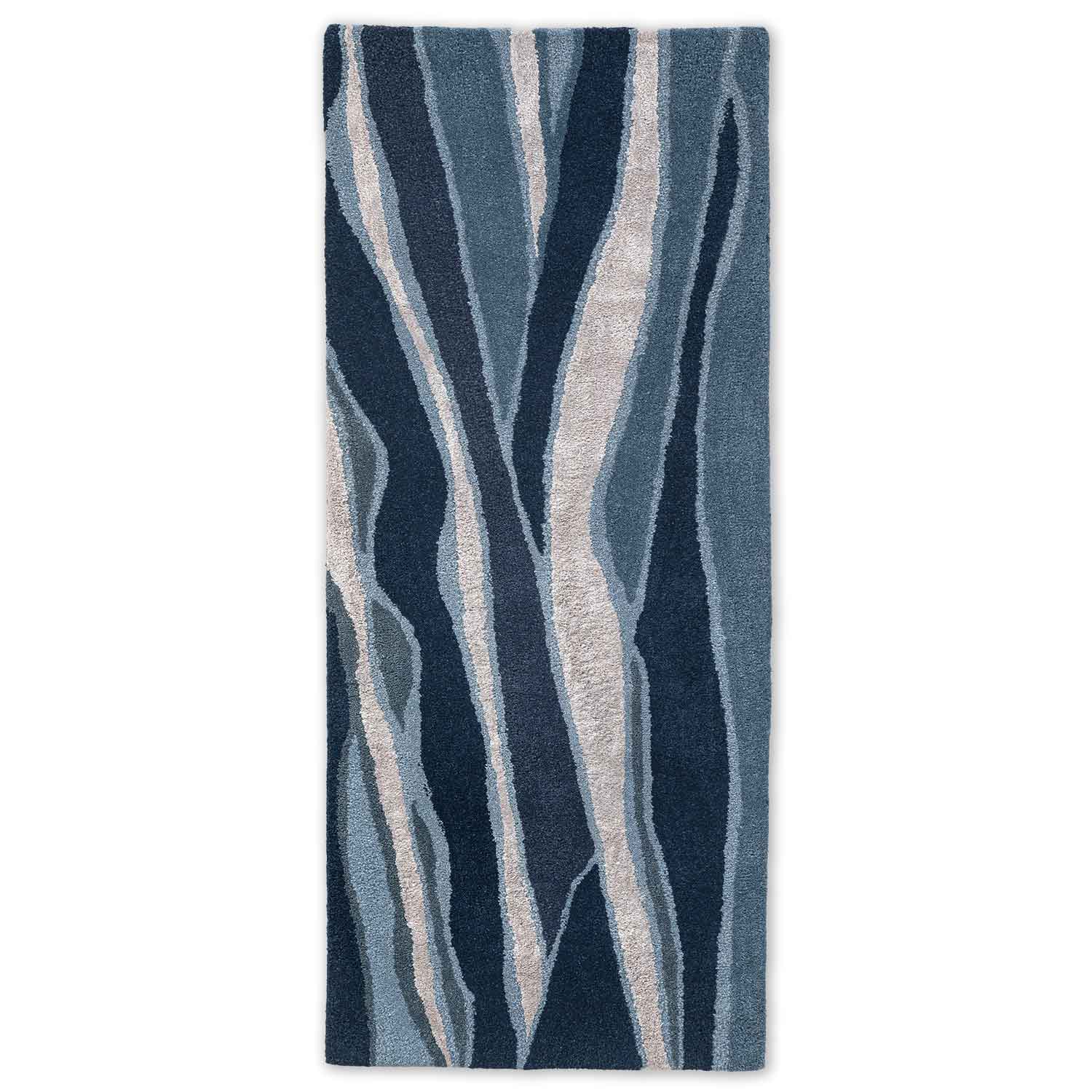 Obliq Hand Tufted Woollen And Viscose Runner