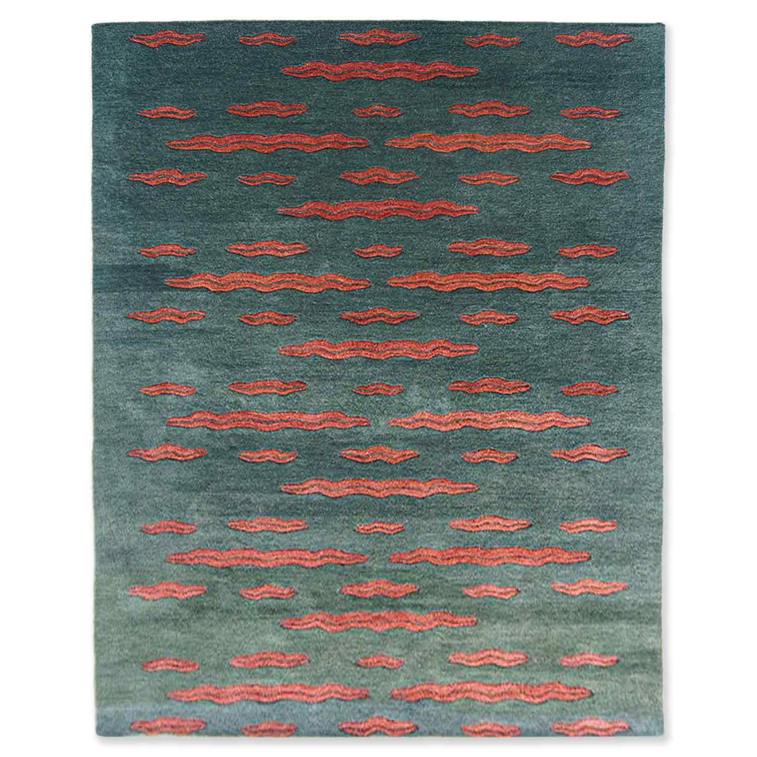 Wave length Hand Tufted Woolen Rug By Eeshaan Kashyap