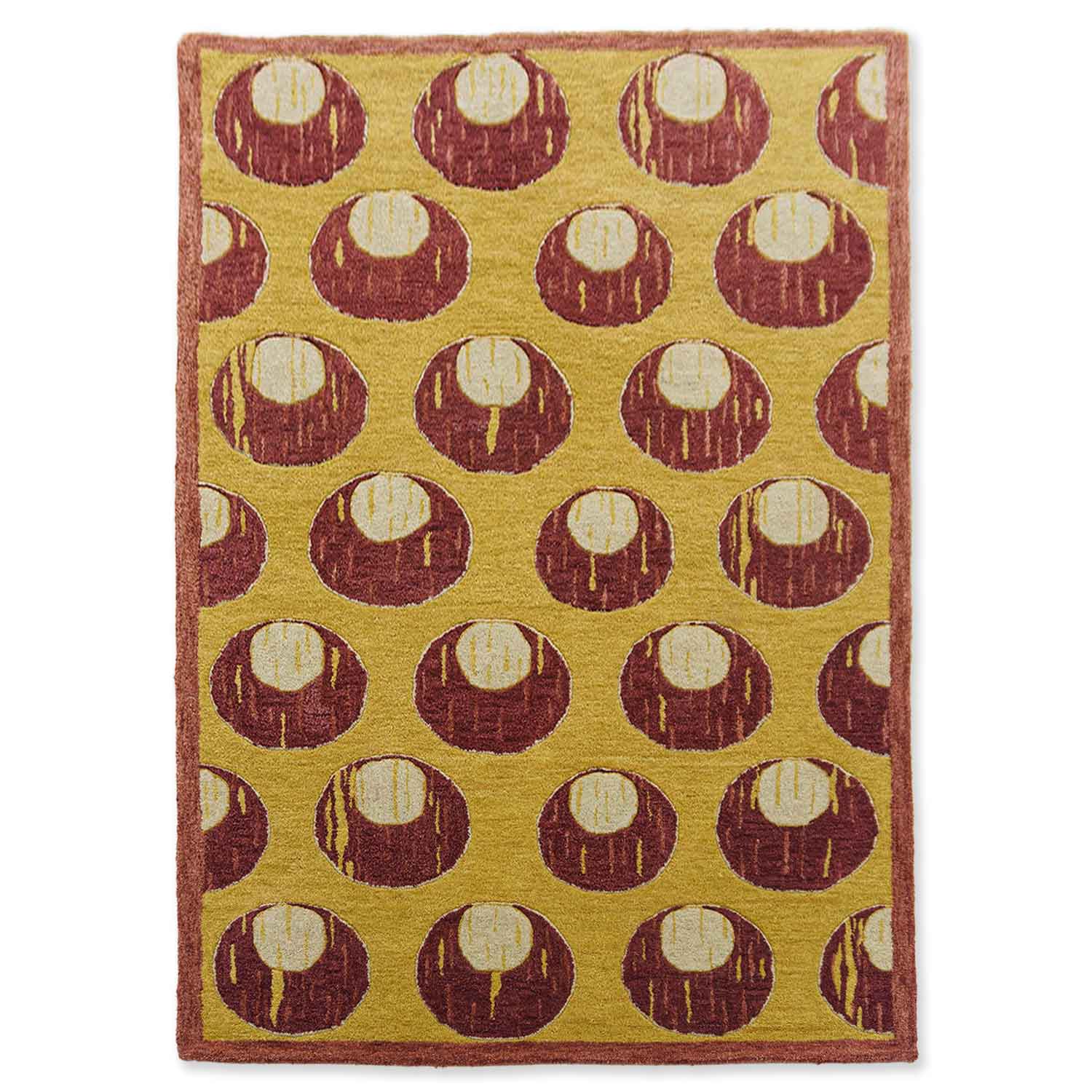 Crescent-Solar Hand Tufted Woolen Rug By Eeshaan Kashyap