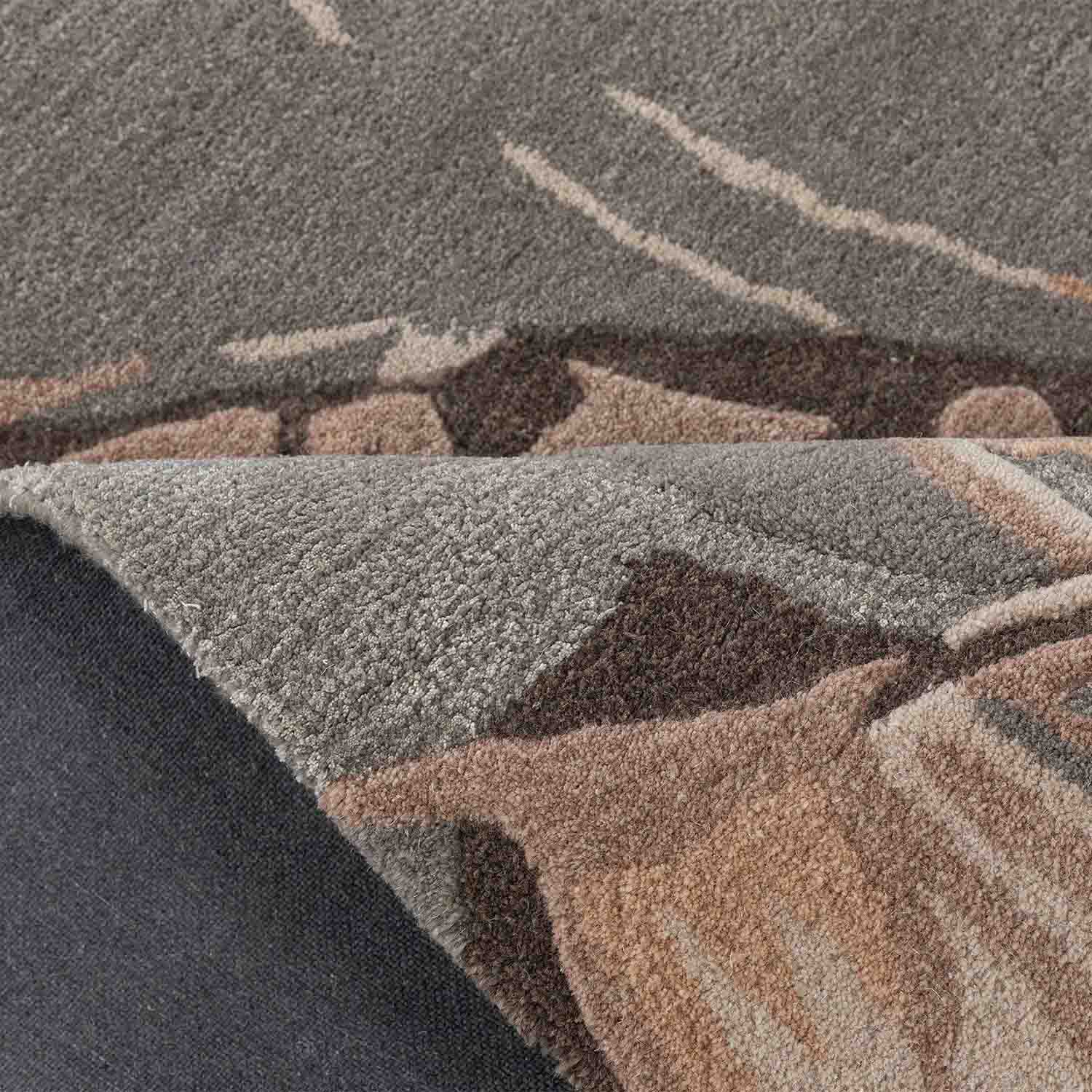 Mosaic Hand Tufted Wool And Viscose Rug