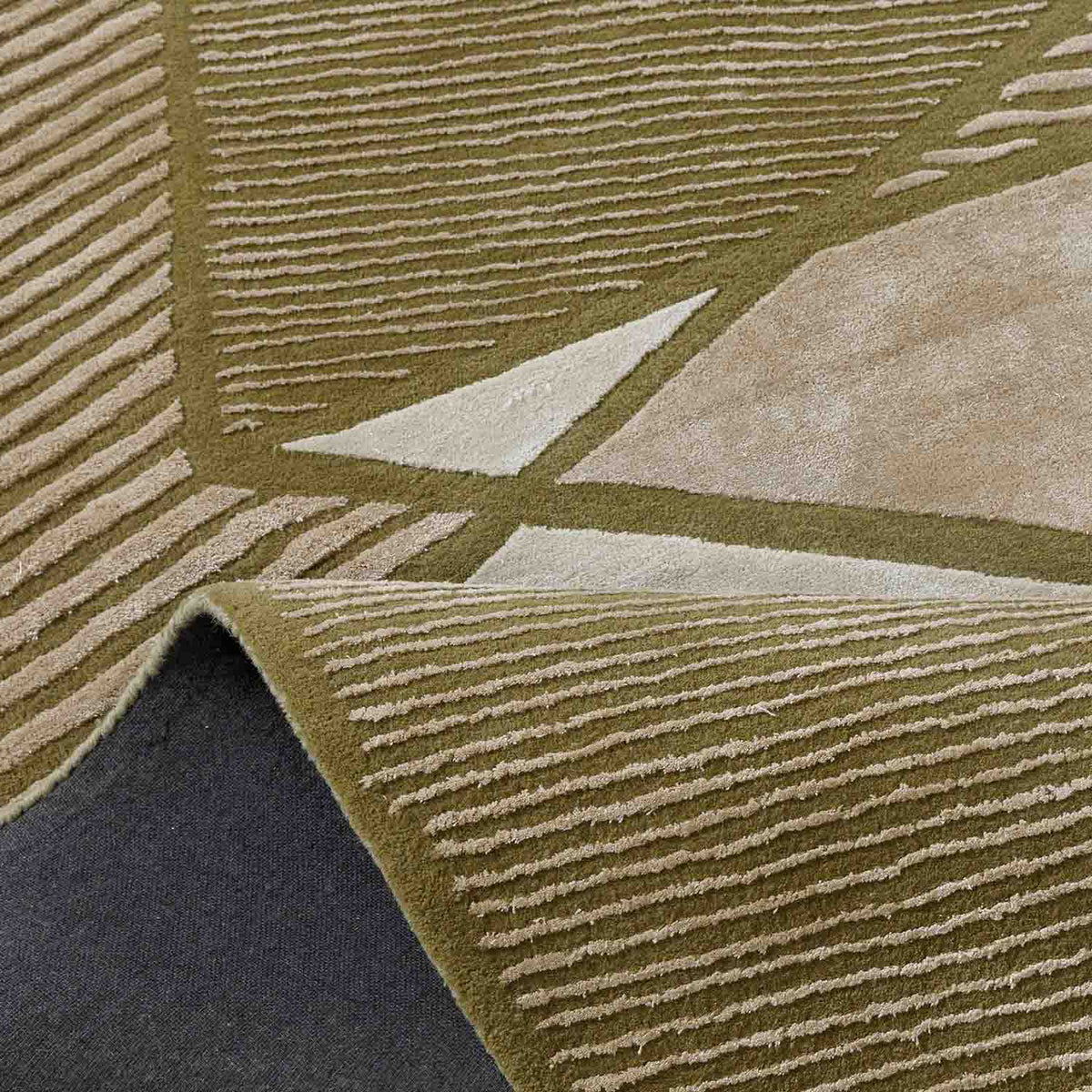 Interstice Hand Tufted Wool And Viscose Rug