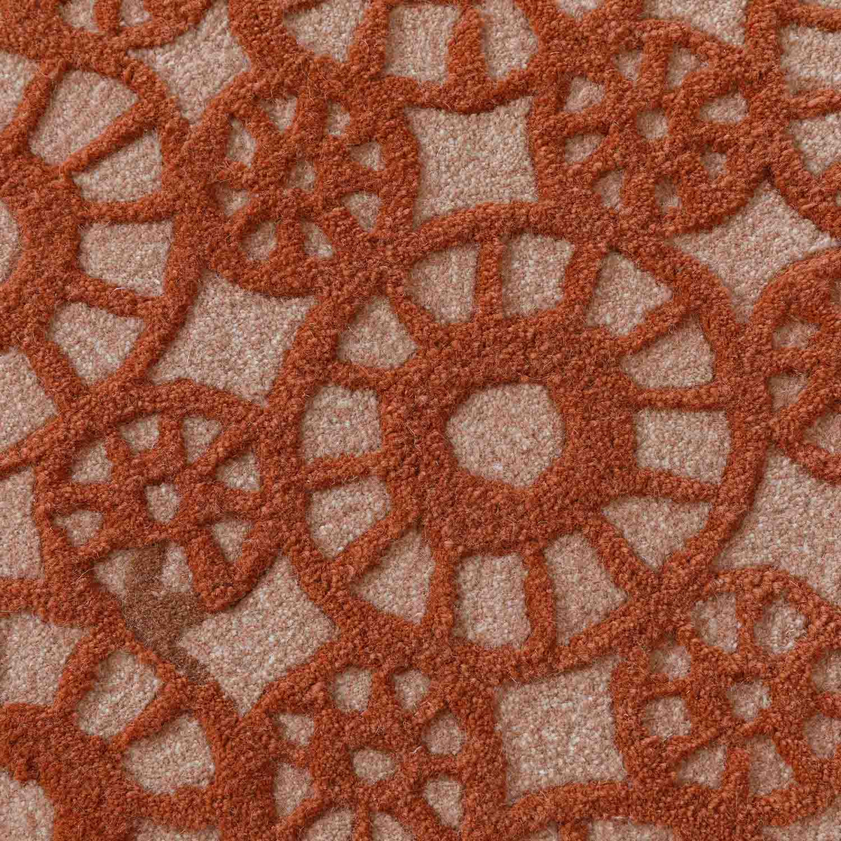 Terrene Hand Tufted Wool And Viscose Rug
