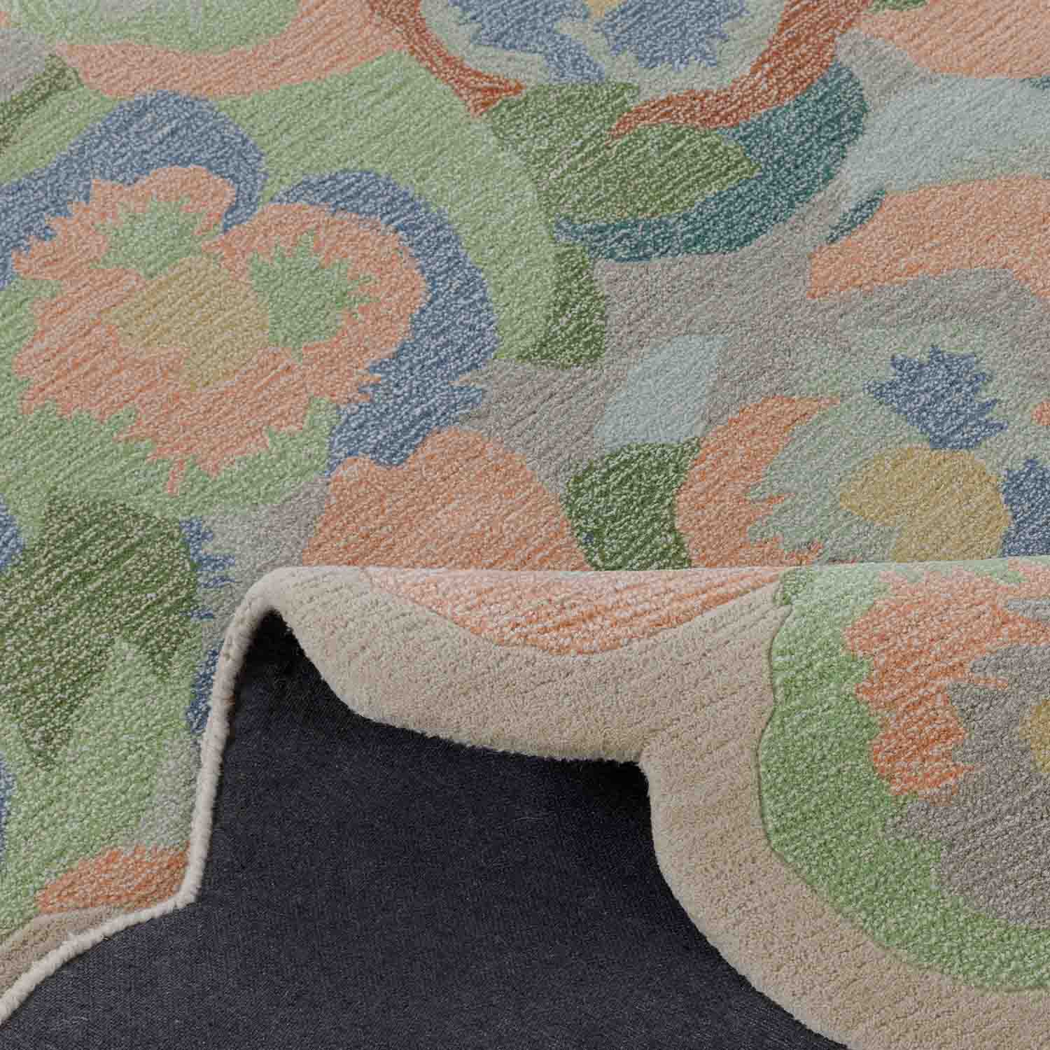 Gubbara Hand Tufted Woollen And Viscose Rug