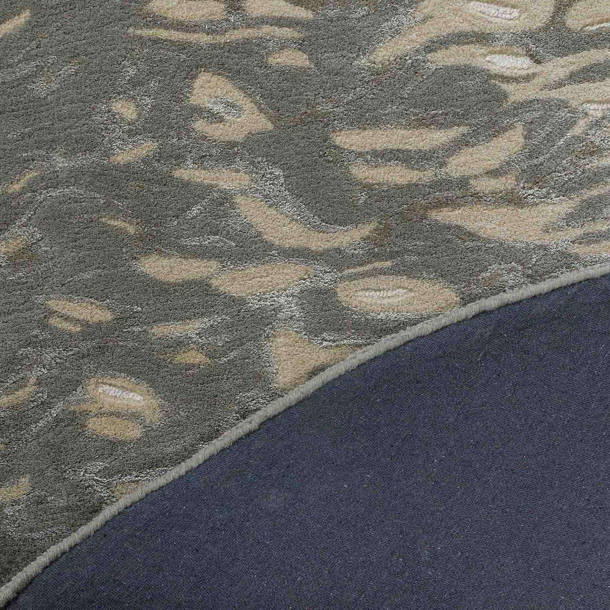 Textured Monolith Hand Tufted Wool And Viscose Rug
