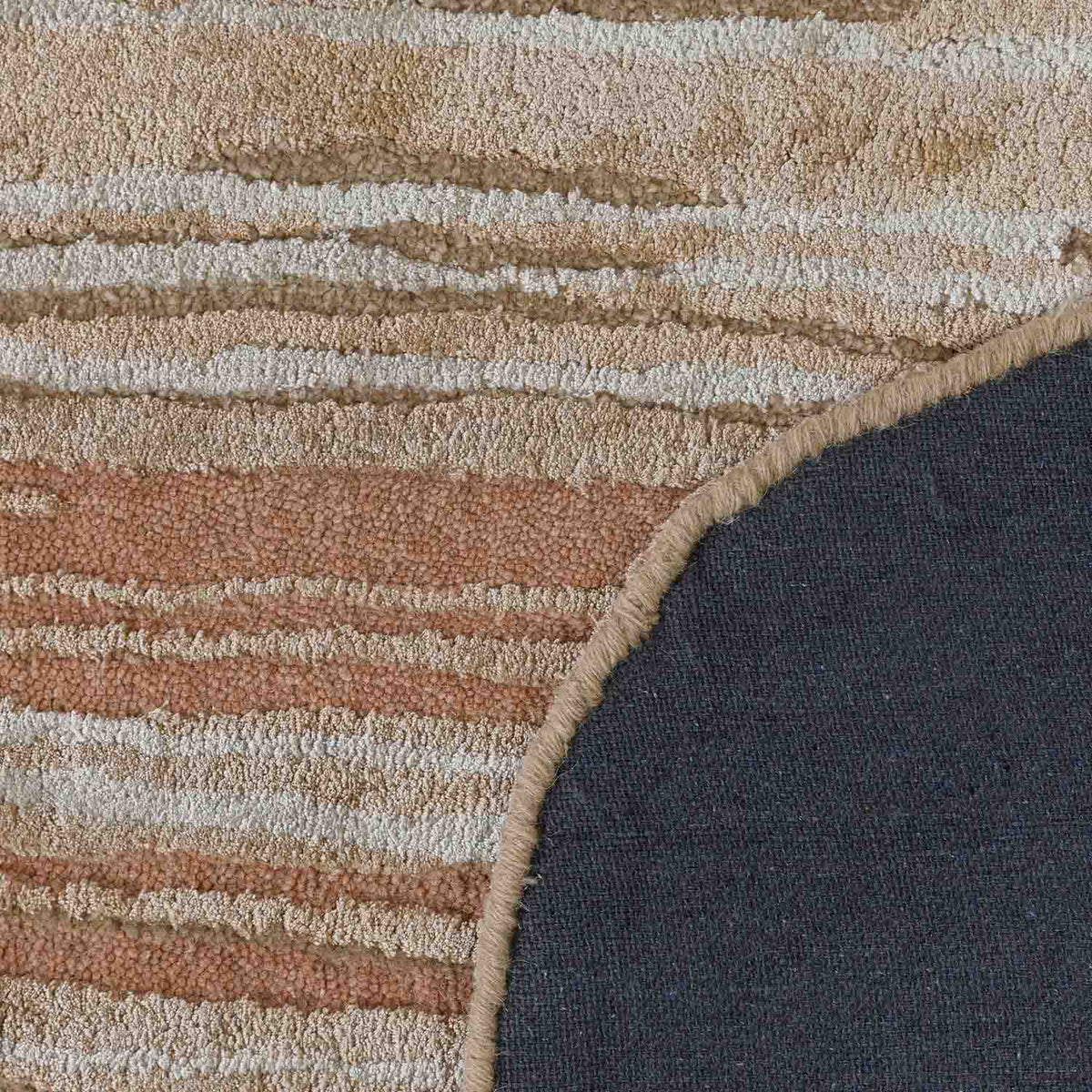 Rootline Hand Tufted Wool And Viscose Rug
