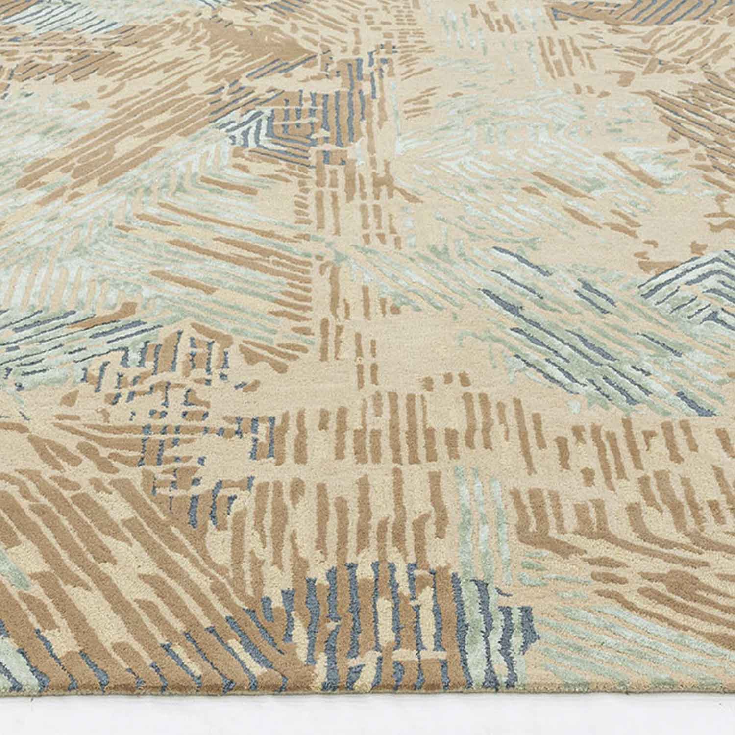 Chestnut Hand Tufted Wool And Viscose Rug