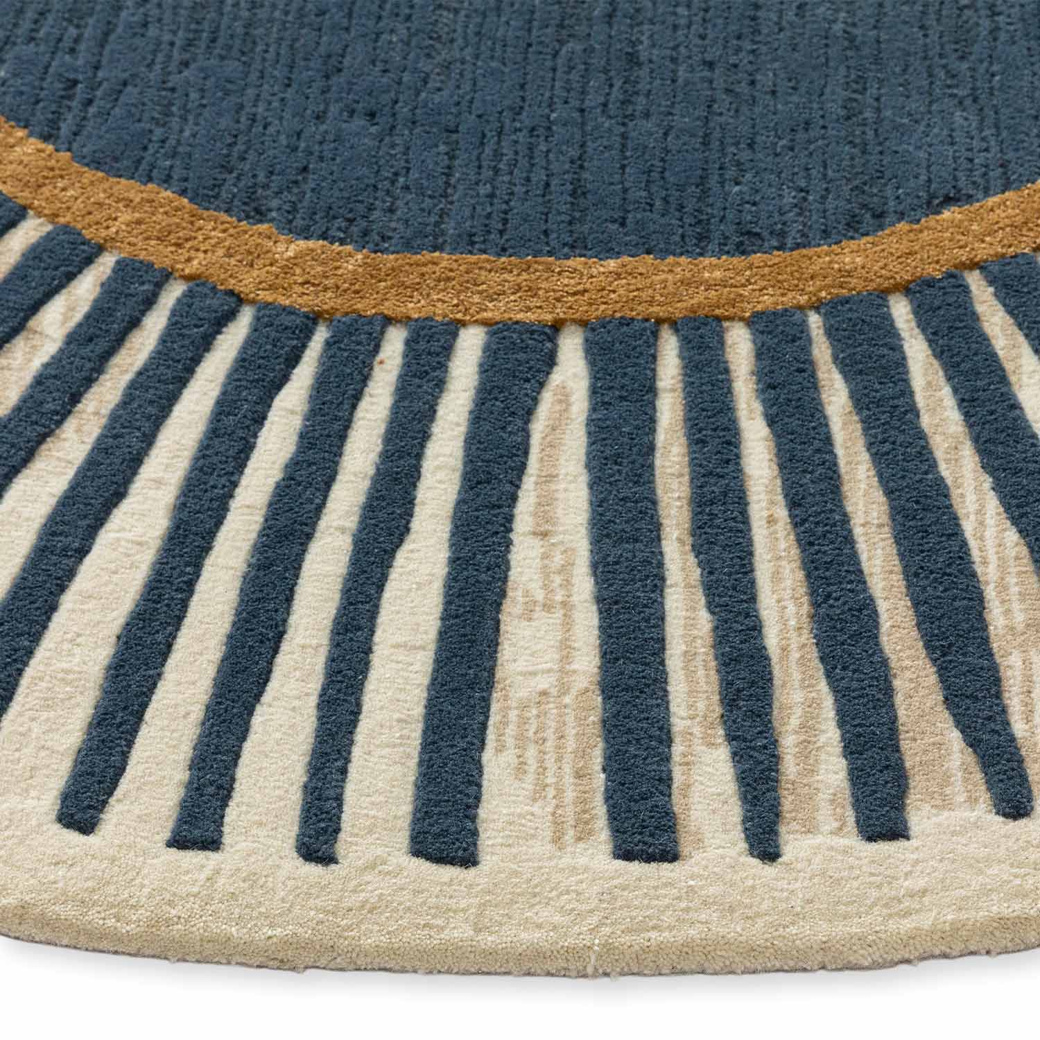 Ghoom Hand Tufted Woollen And Viscose Rug