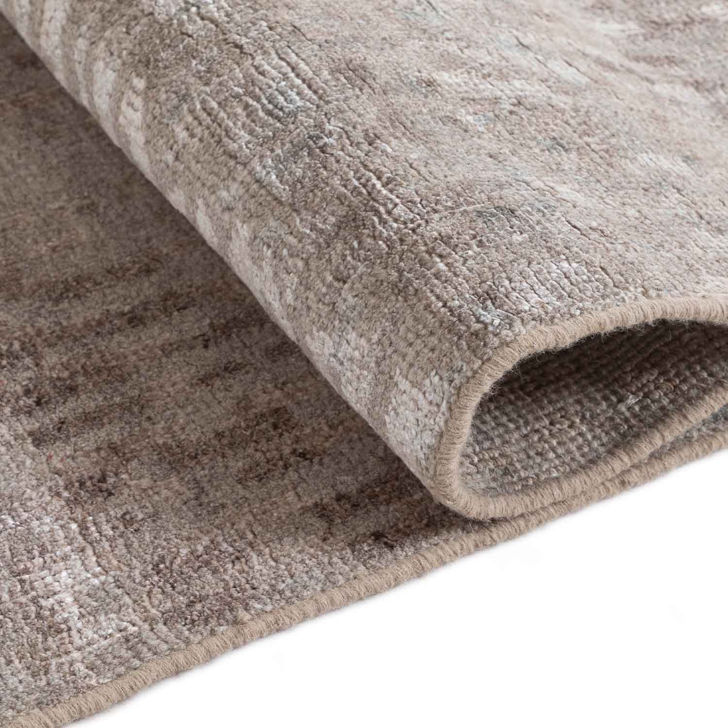 Ombre Hand Knotted Wool And Viscose