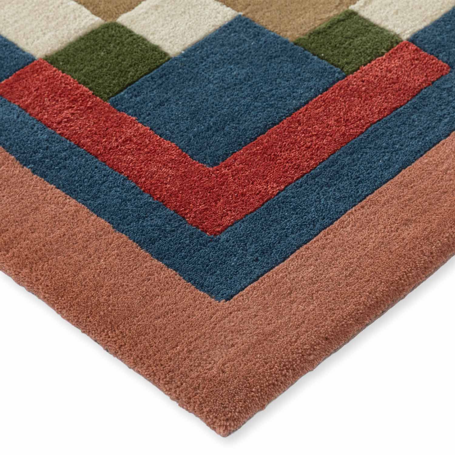 Thela Hand Tufted Woollen And Viscose Rug