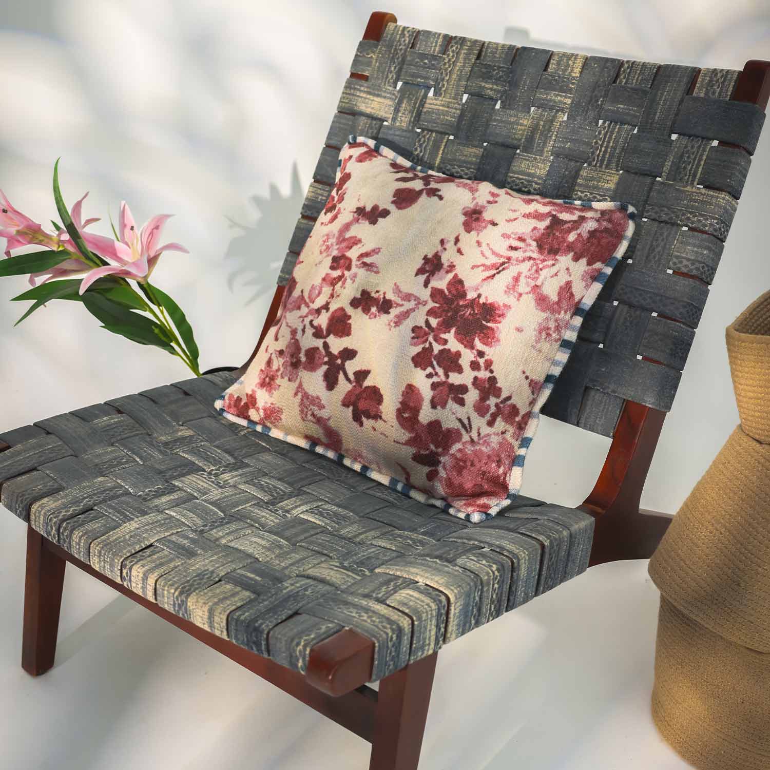 Vine Recycled Polyester Cushion Cover