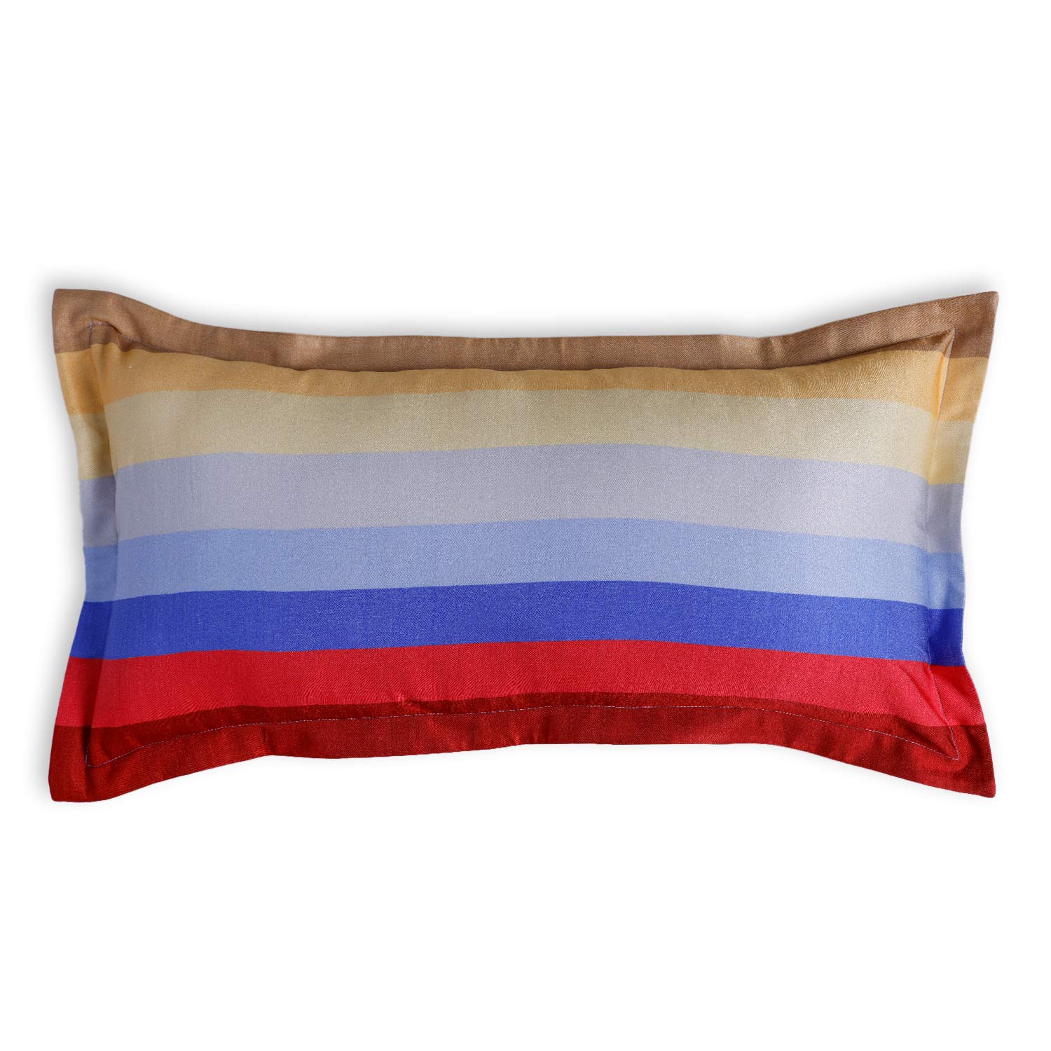 Zafra Digital Printed Woollen And Silk Lumbar Cushion By Mariella Ienna