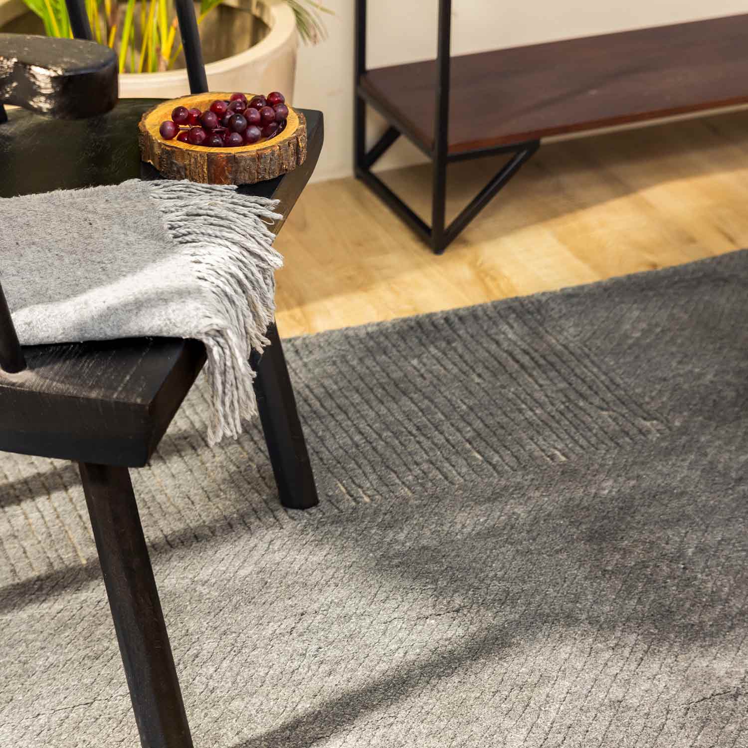 Subtle Form Hand Knotted Woollen Rug