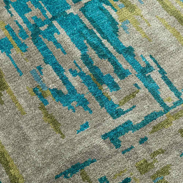 Cyano-B1 Hand Knotted Woollen Rug