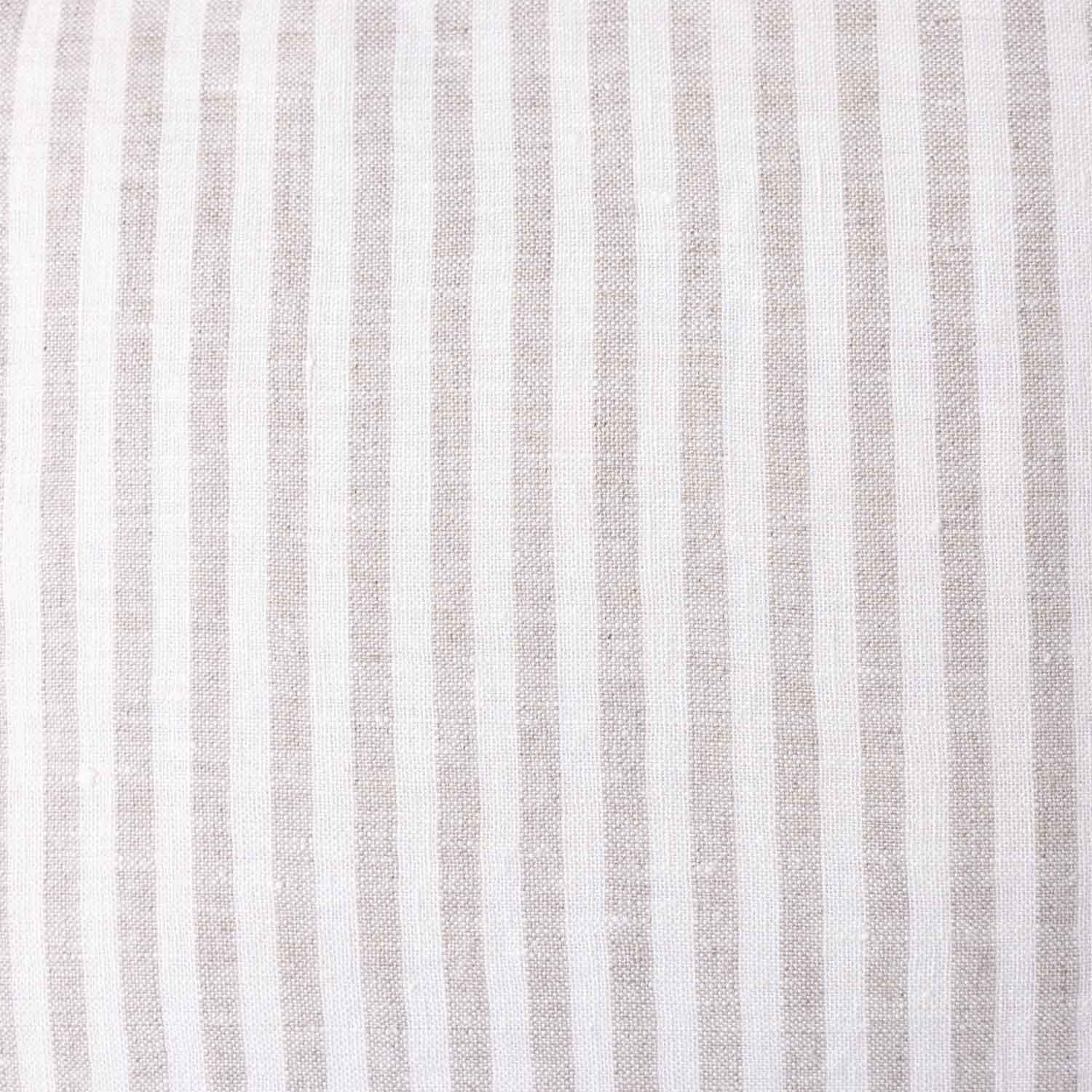 Linear Stripe Chambray Linen Cushion Cover