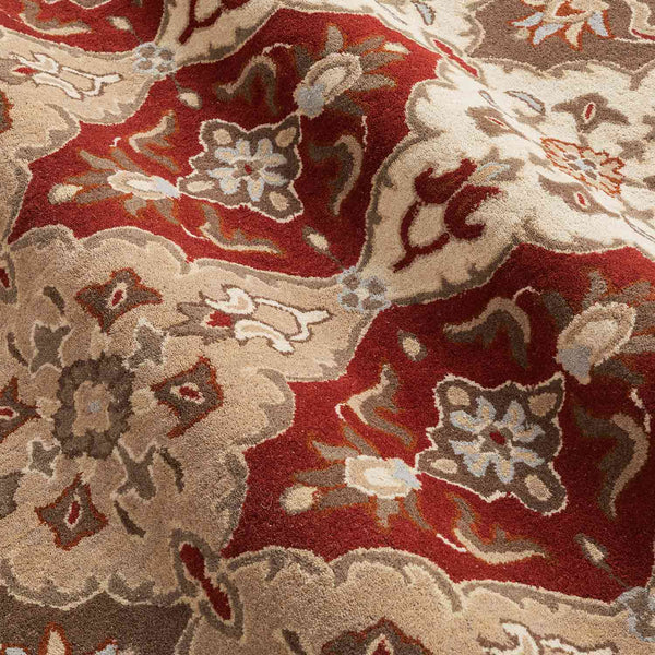 Seyar hand tufted woollen rug from Gypsy Oasis by Obeetee - texture detail