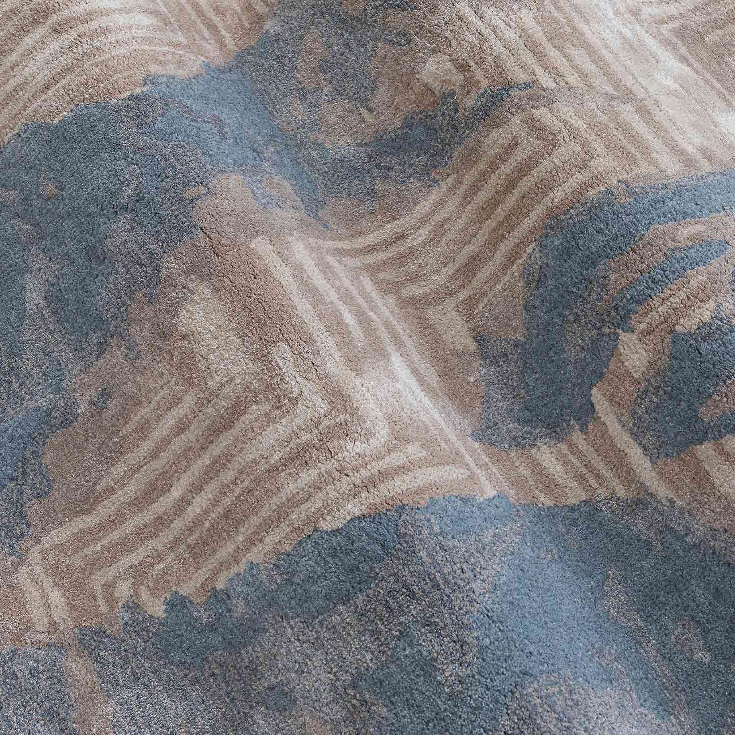 Inklet Hand Tufted Woollen And Viscose Rug