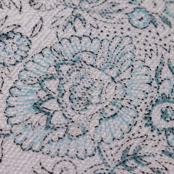 Reese digital printed cotton chambray cushion cover by Obeetee - texture detail