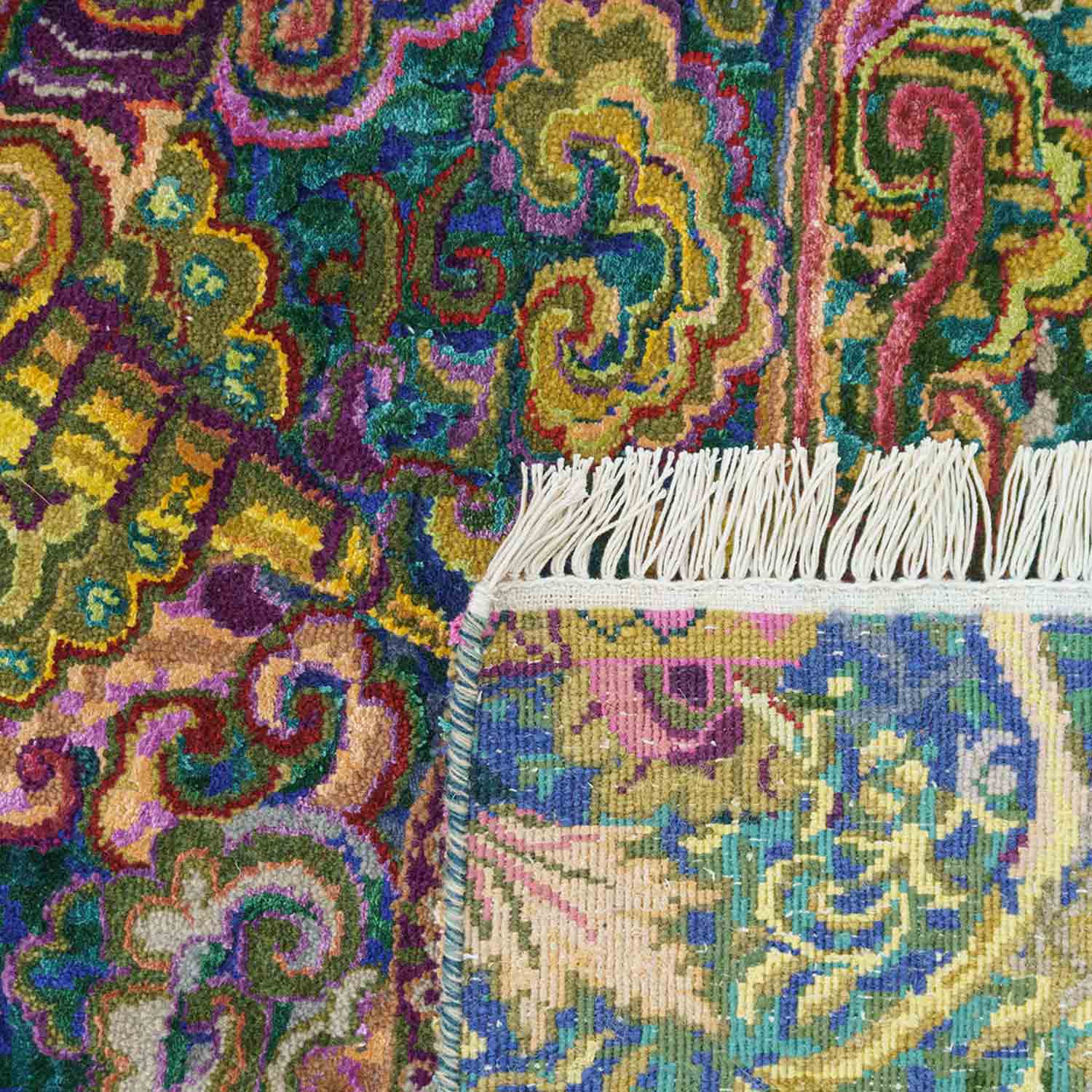 Crown Jewel Hand Knotted Woollen And Viscose Rug