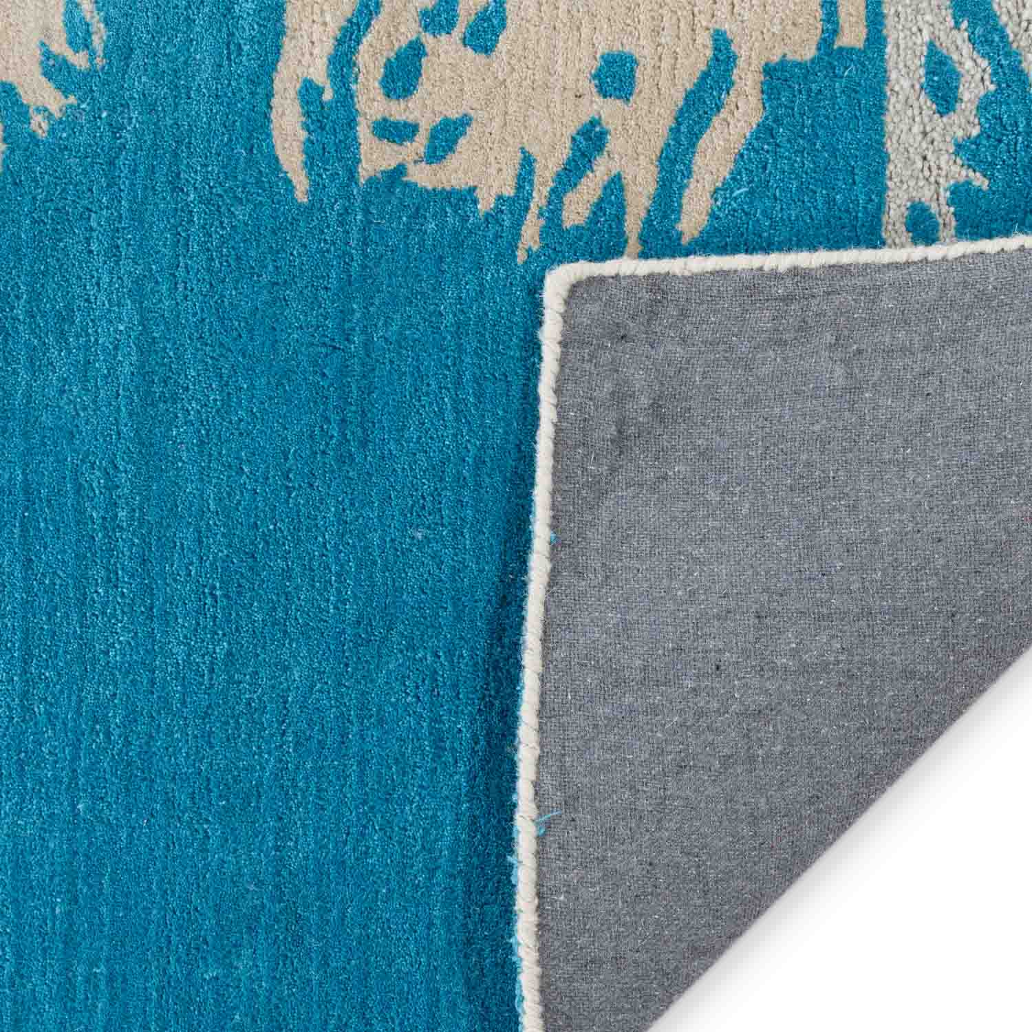 Rour Hand Tufted Woollen And Polyester Rug