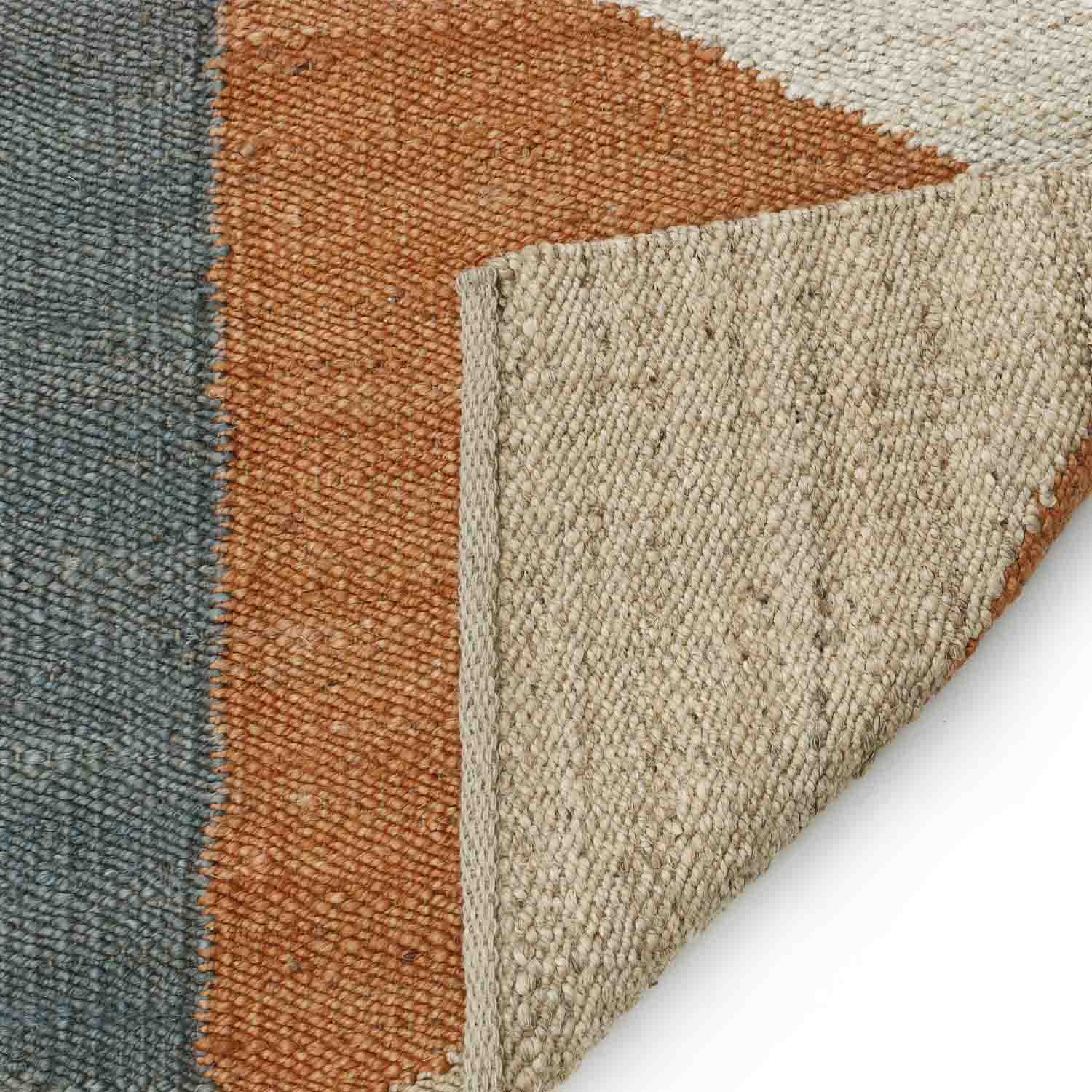 Triangular Hand Woven Jute Dhurrie