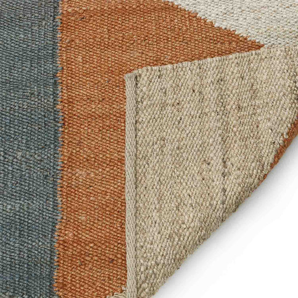 Triangular Hand Woven Jute Dhurrie