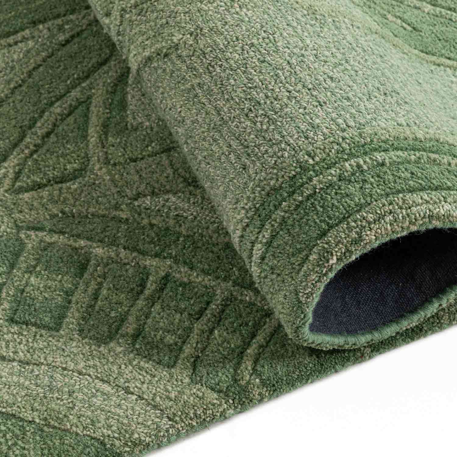 Verdant Hand Tufted Woollen And Viscose Rug