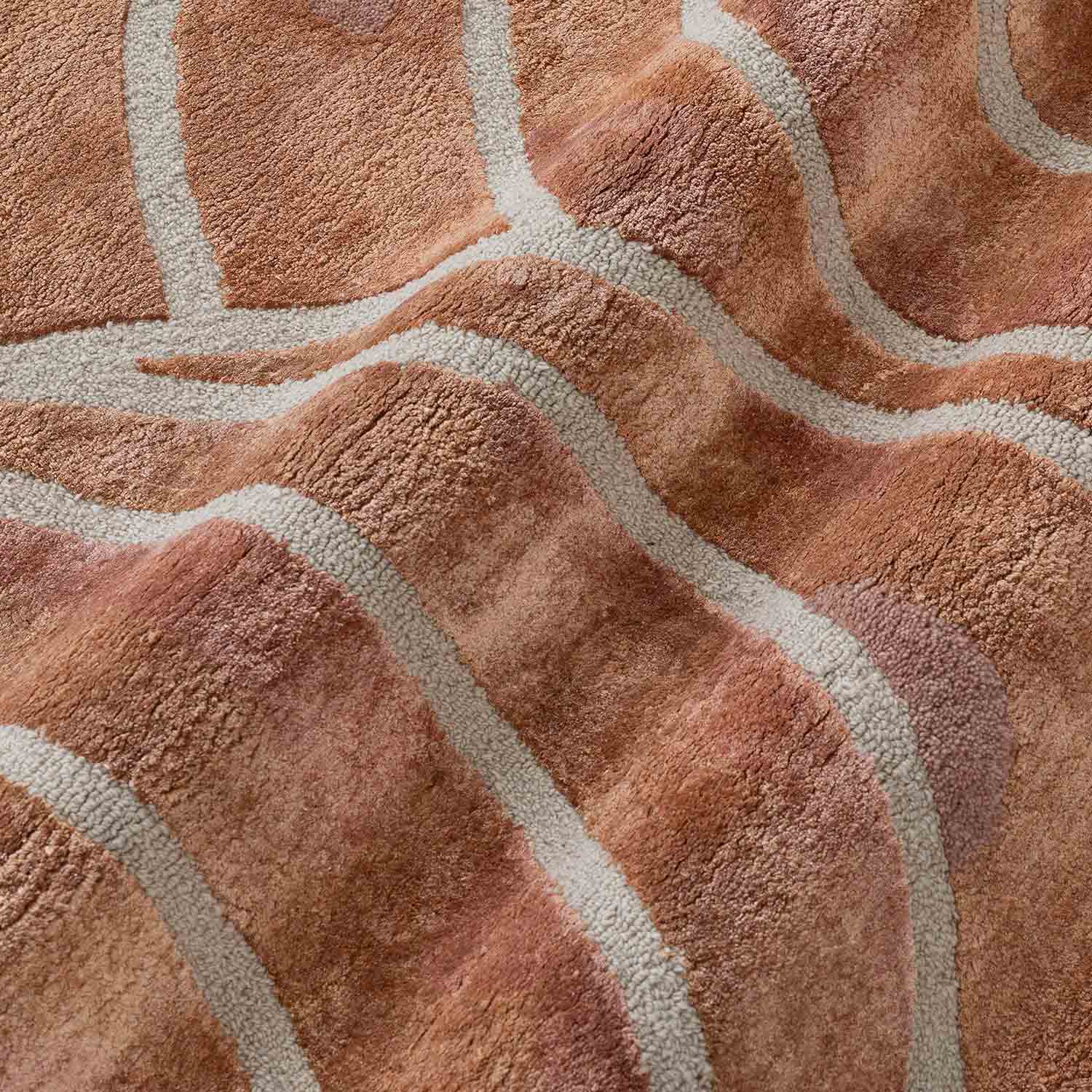 Strato Hand Tufted Woollen And Viscose Runner