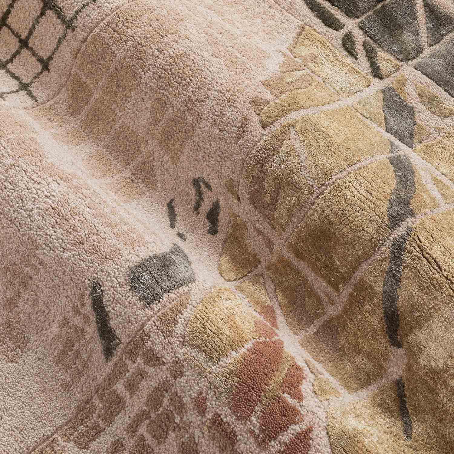 Petalé Hand Tufted Woollen And Viscose Runner