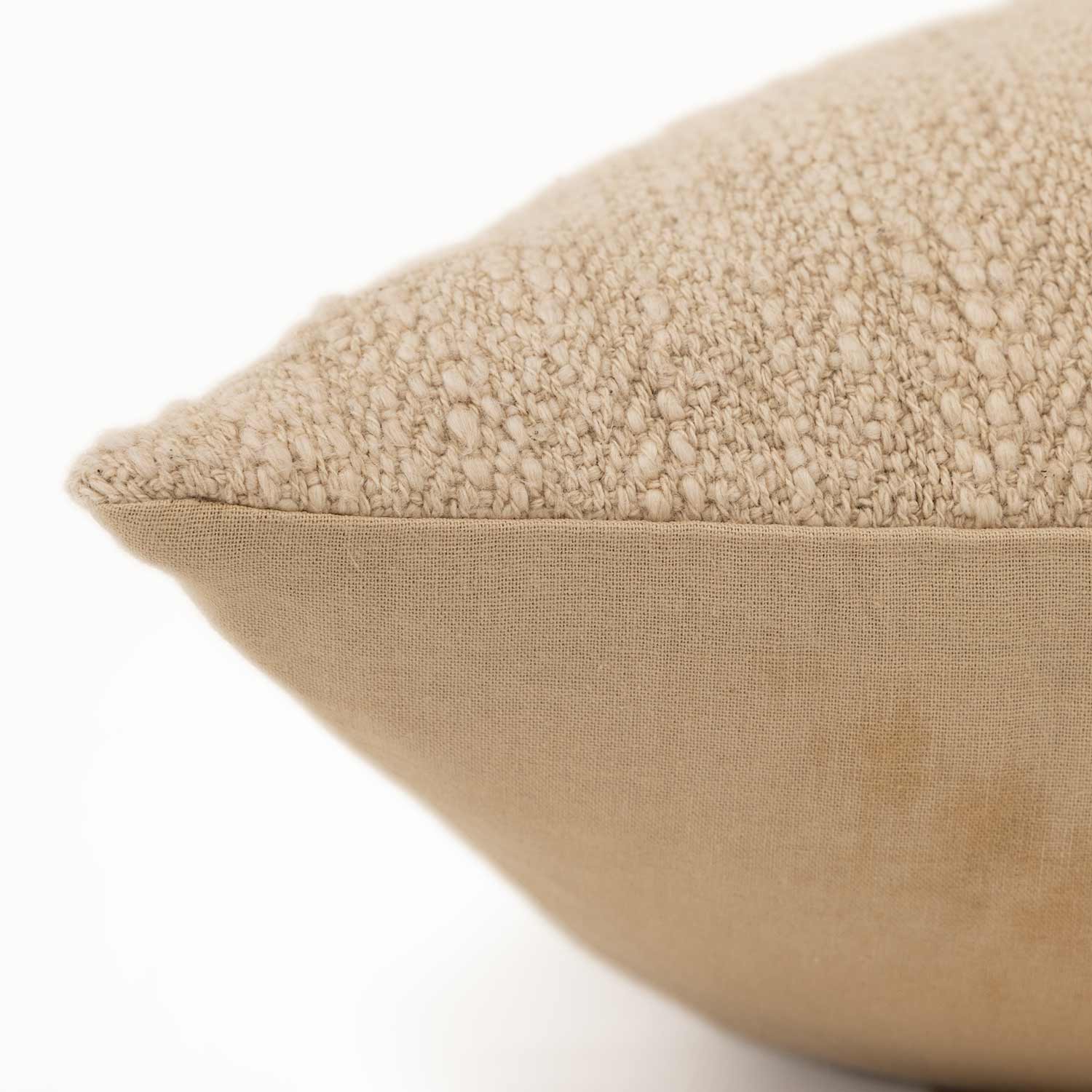 Cotton textured Kavira Lumbar Cushion Cover