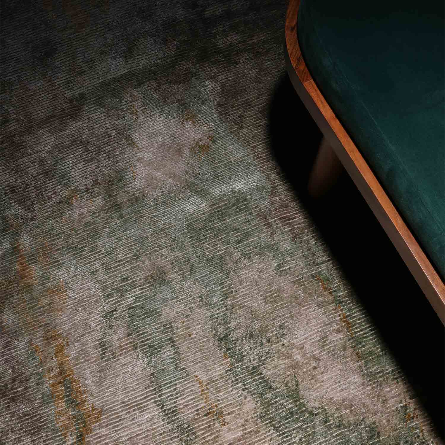 Gush Hand Knotted Viscose And Jute Rug