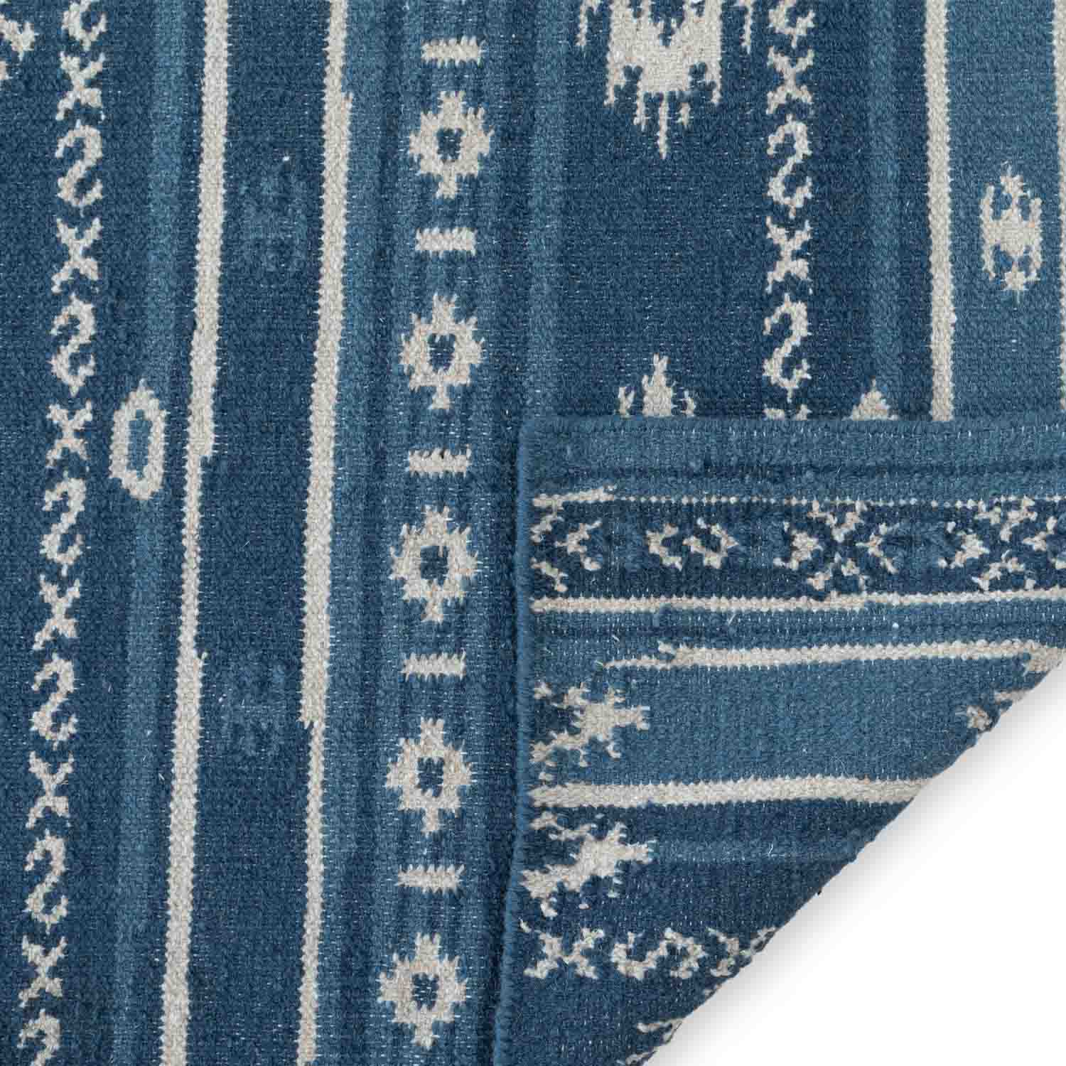 Henna Hand Woven Woollen Kilim
