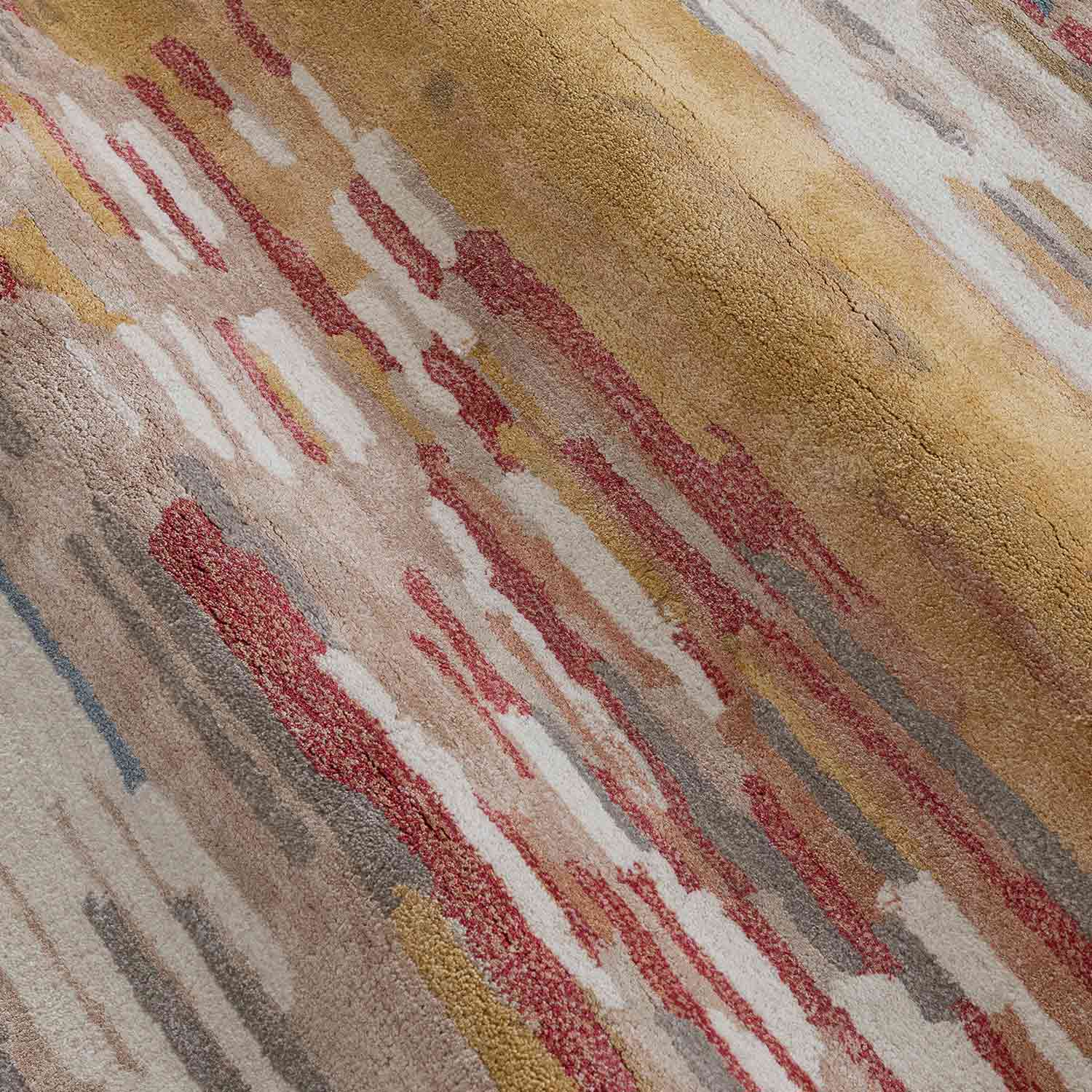 Fray Hand Tufted Woollen And Viscose Rug