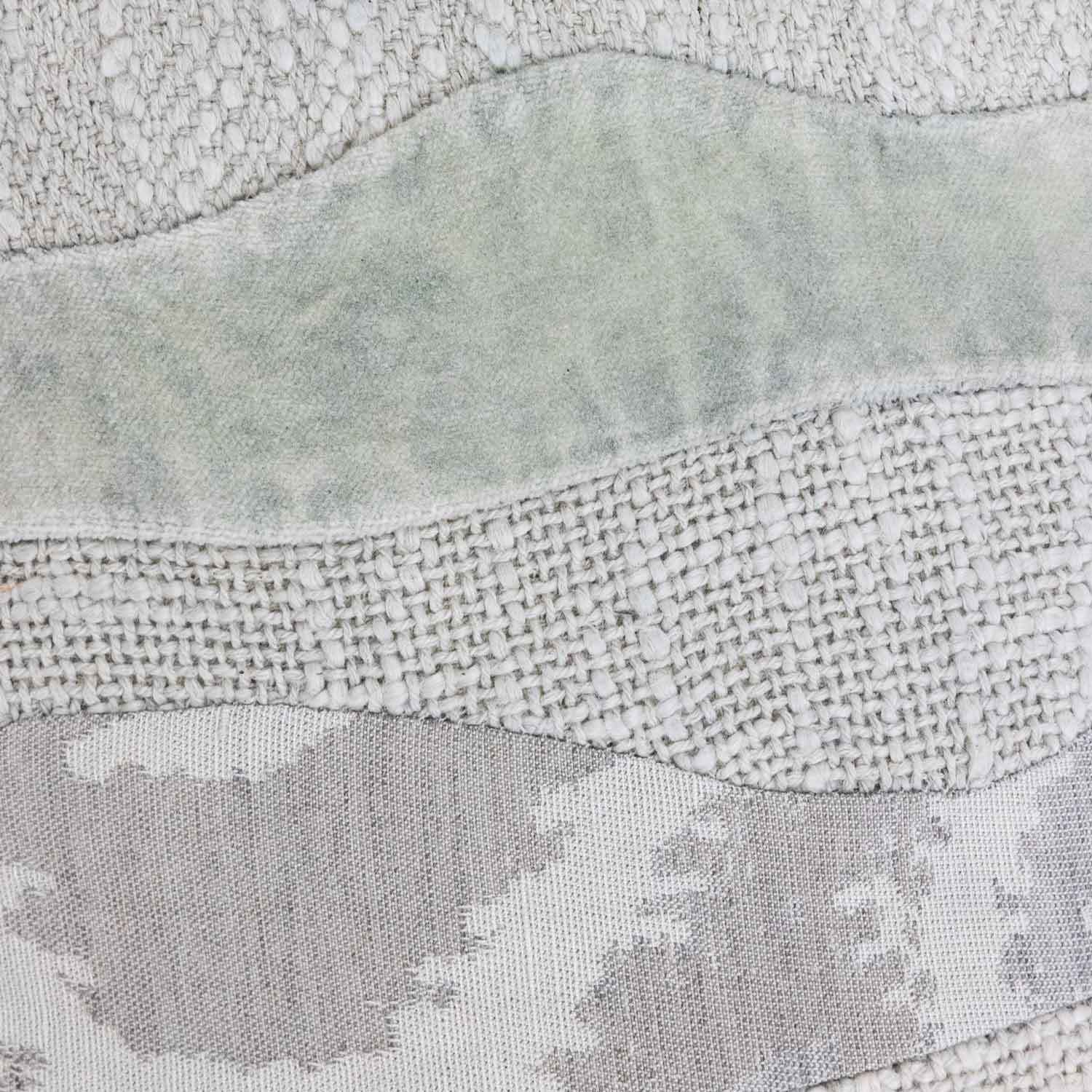 Cotton multi textured Variant Lumber Cushion Cover