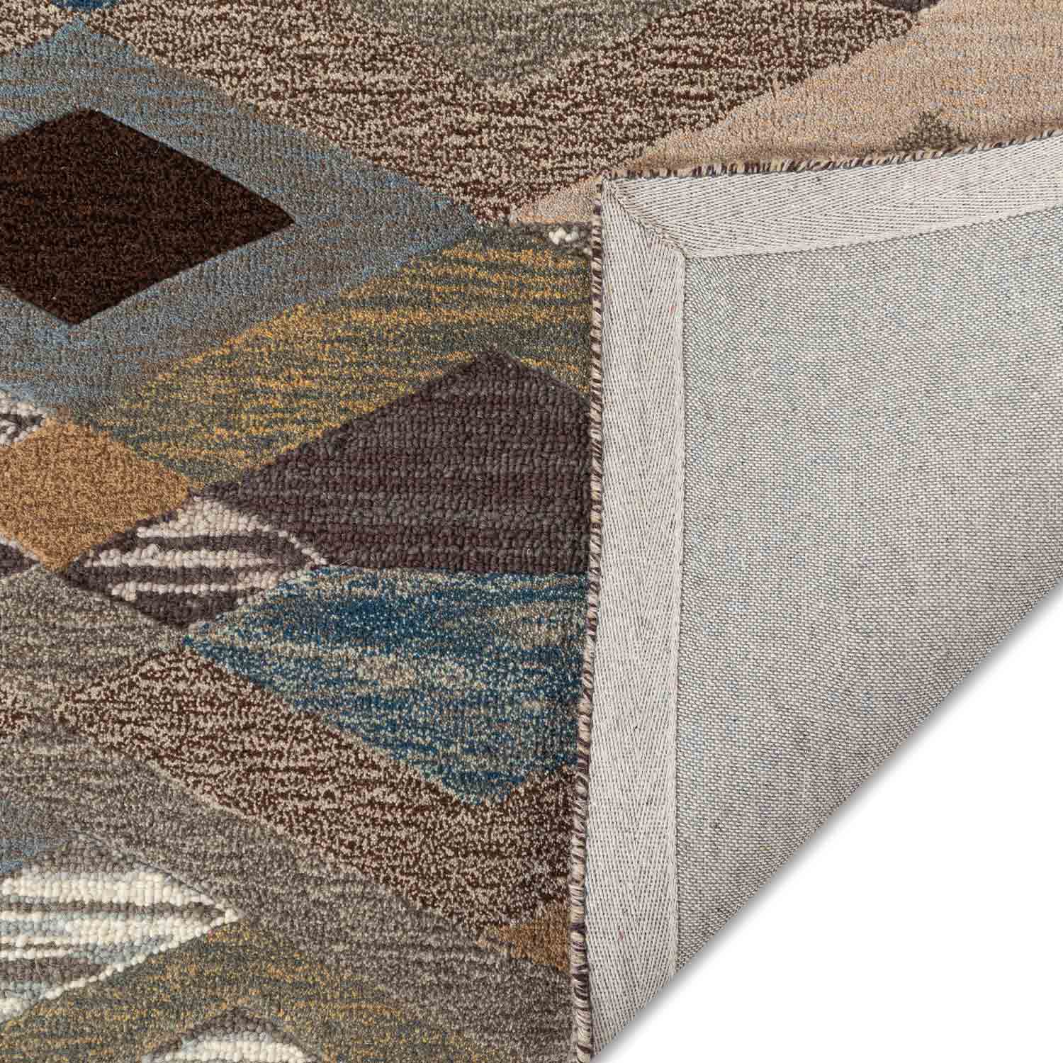 Pitagora Natural Hand Tufted Woollen Rug By Mariella Ienna