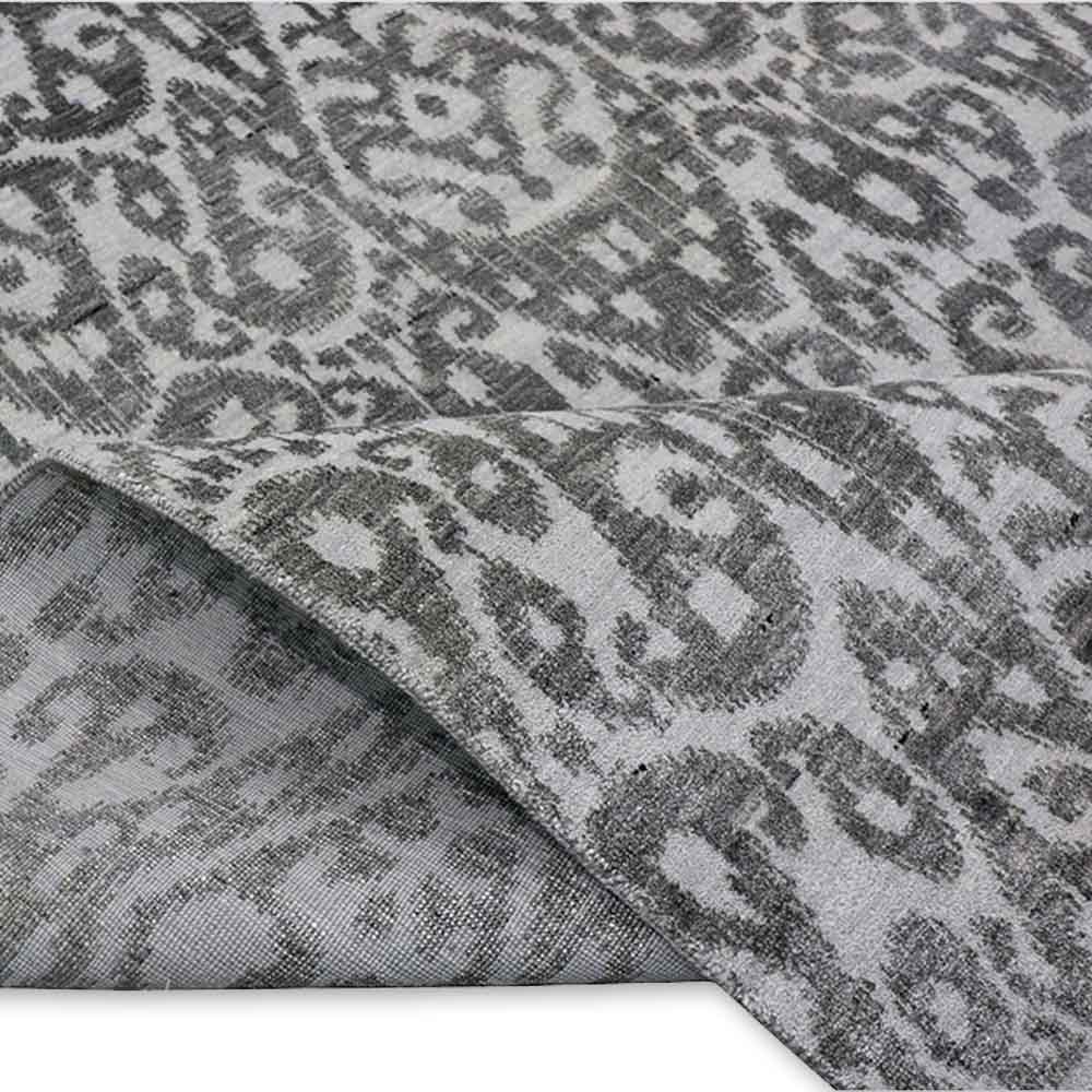 Embry Hand Knotted Woollen And Viscose Rug