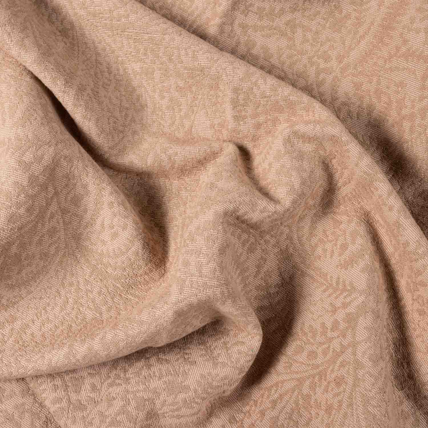 Biscuit Cotton Dobby Design Throw