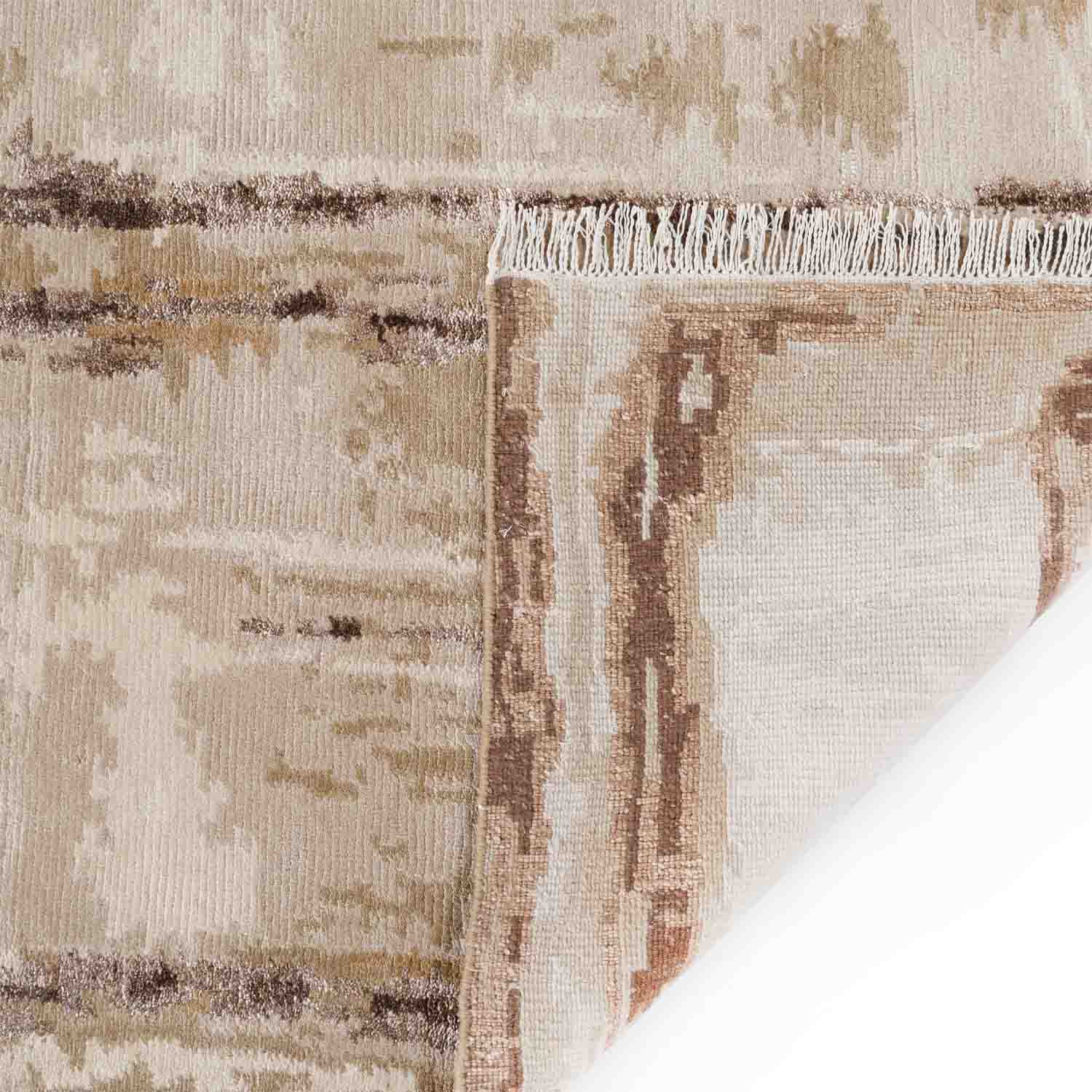 Soliscape Hand Knotted Woollen And Viscose Rug