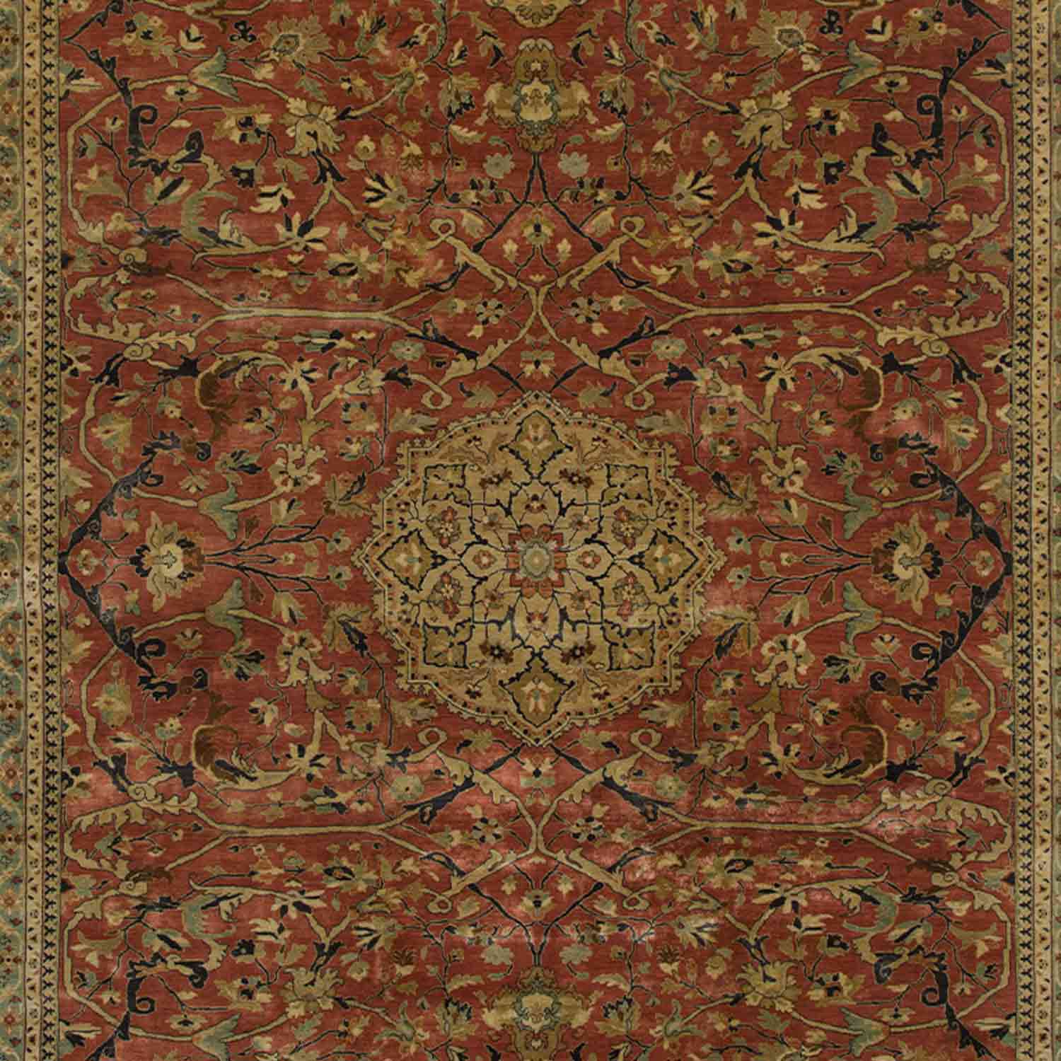 Sultaanabad2 Hand Knotted Woollen Rug