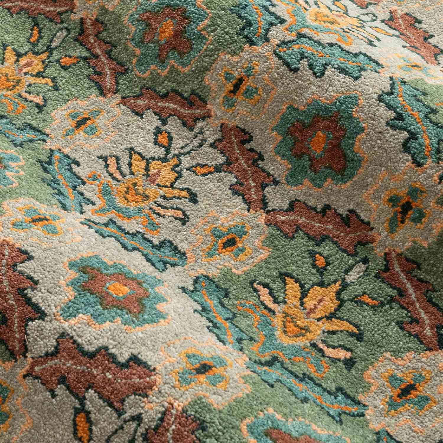 Khitan Hand Tufted Woollen Rug