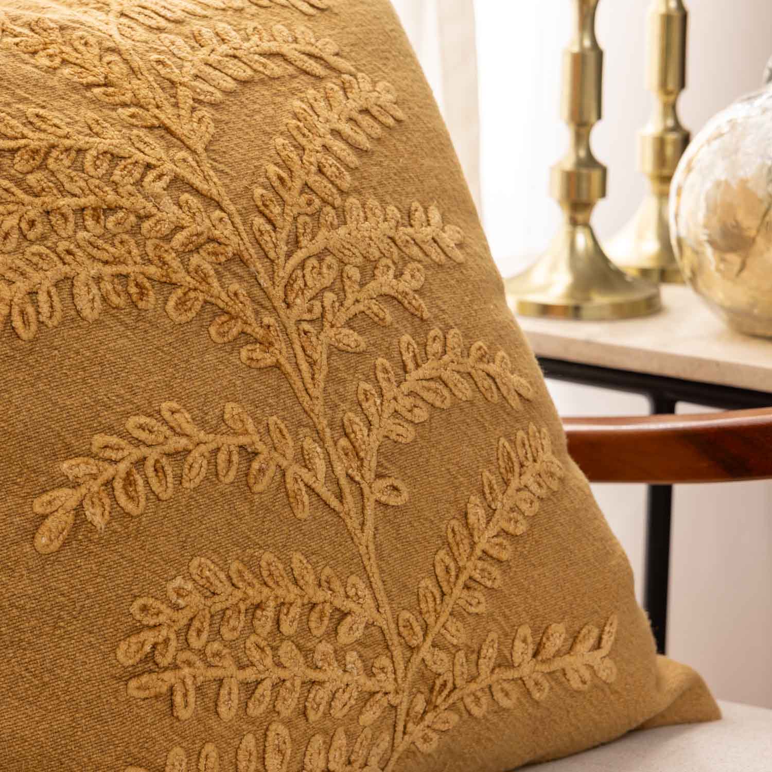 Cotton Embroidered Zyra Cushion Cover