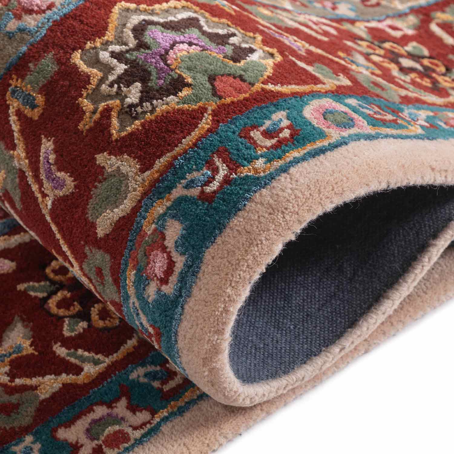 Yasmeen Hand Tufted Woollen And Viscose Rug