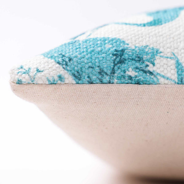 Zest Victorian digital printed cotton cushion cover by Obeetee - texture detail