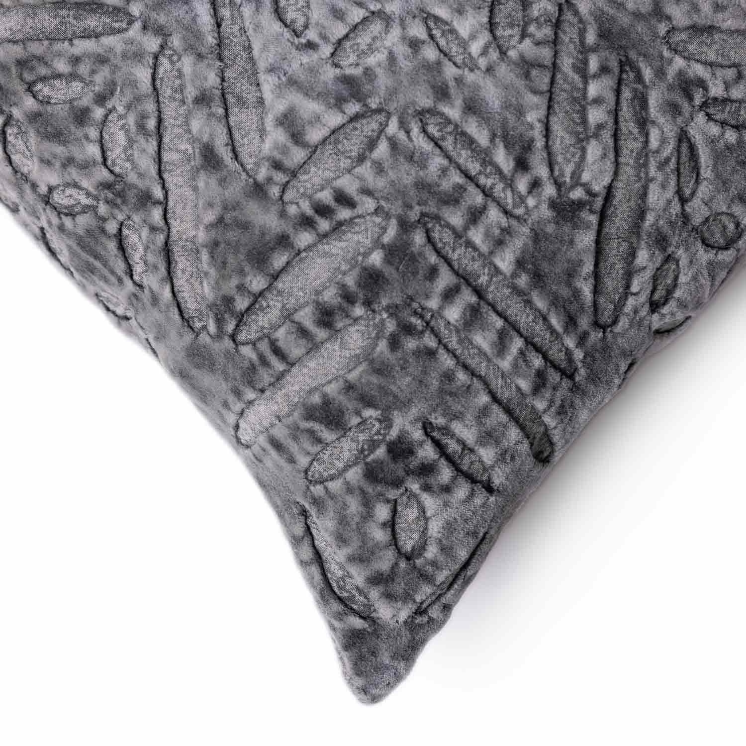 Nessie Cutwork Velvet Lumbar Cushion Cover